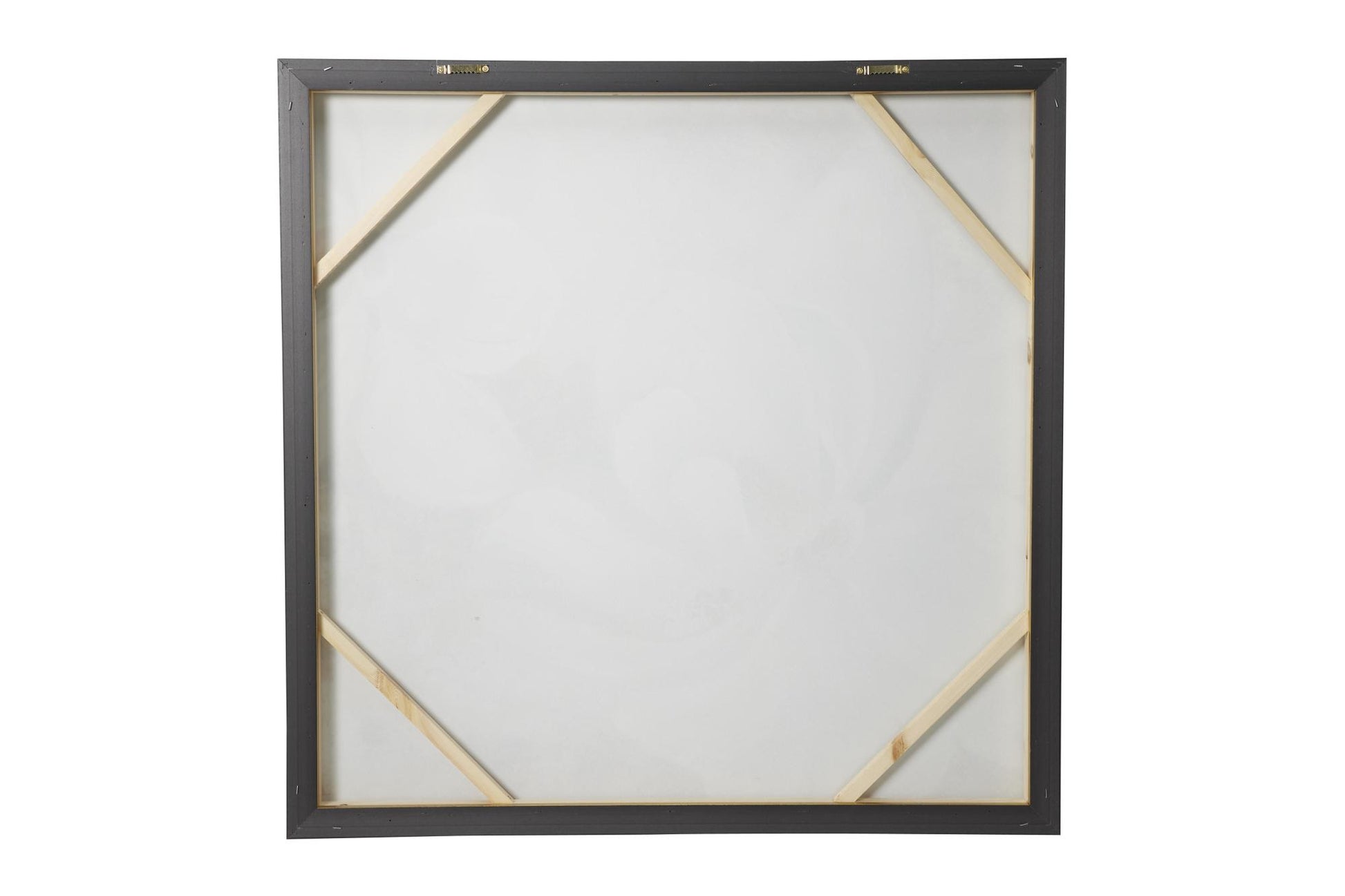 Floral White Canvas Handmade Living Room Framed Wall Art with Gold Frame