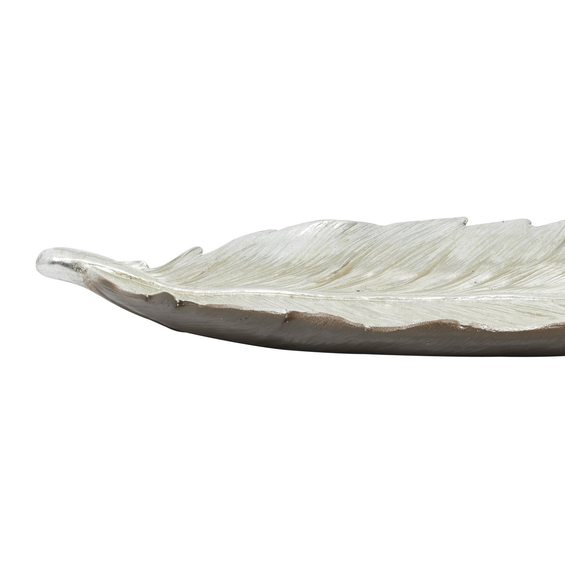 Bird Polystone Feather Large Decorative Bowl