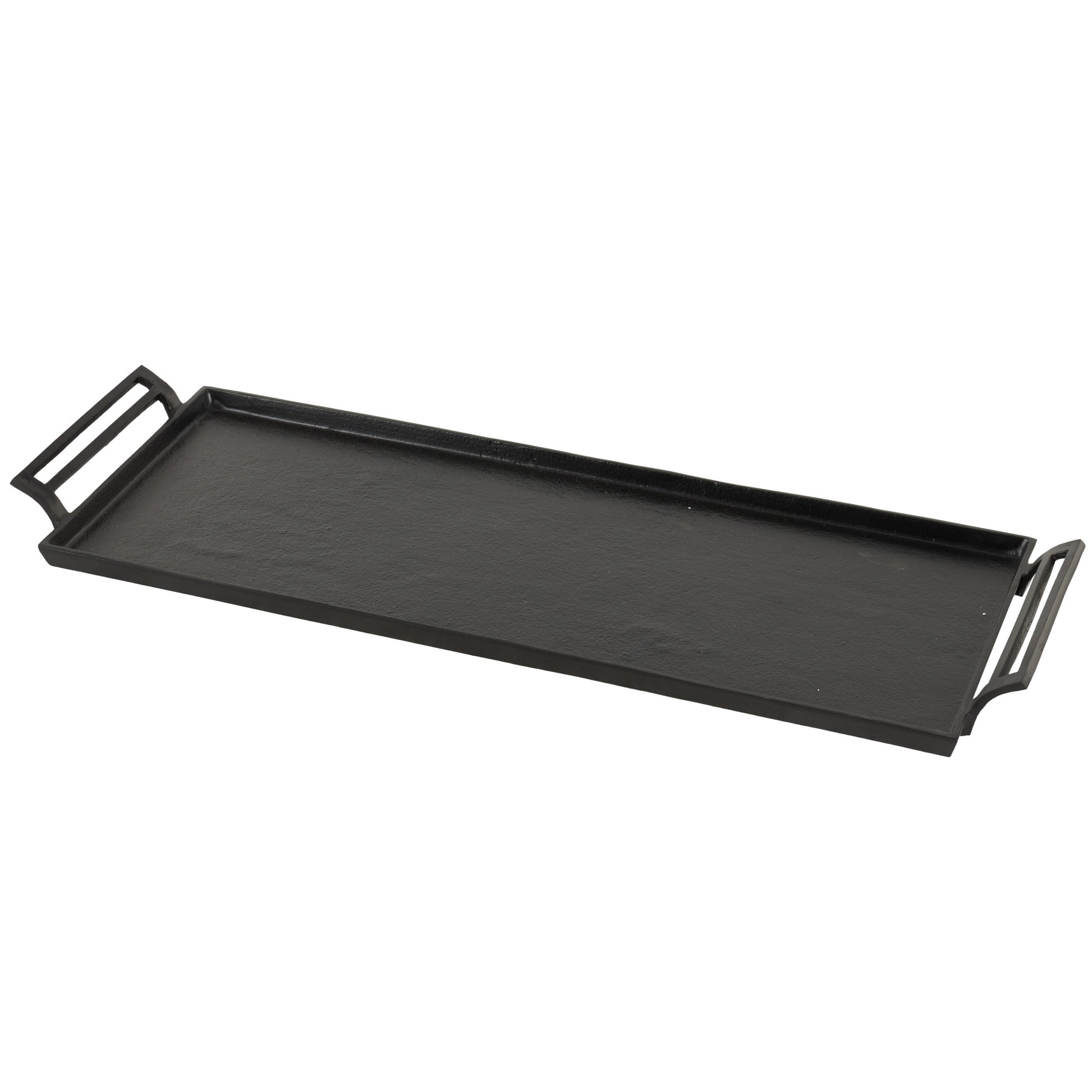 Aluminum Metal Living Room Decor Tray with Handles