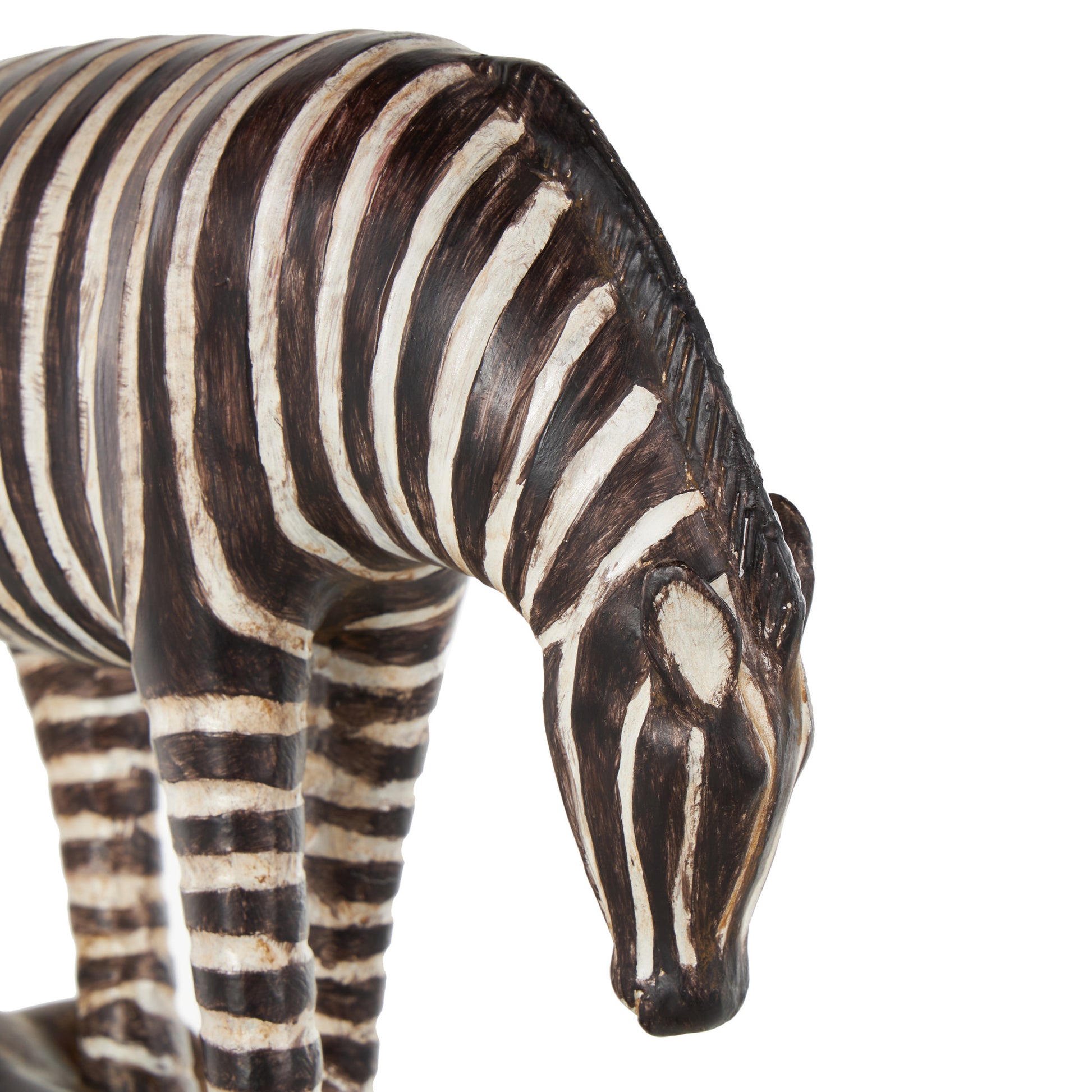 Safari Animals Multi Colored Polyresin Stacked Decorative Sculpture with Round Base
