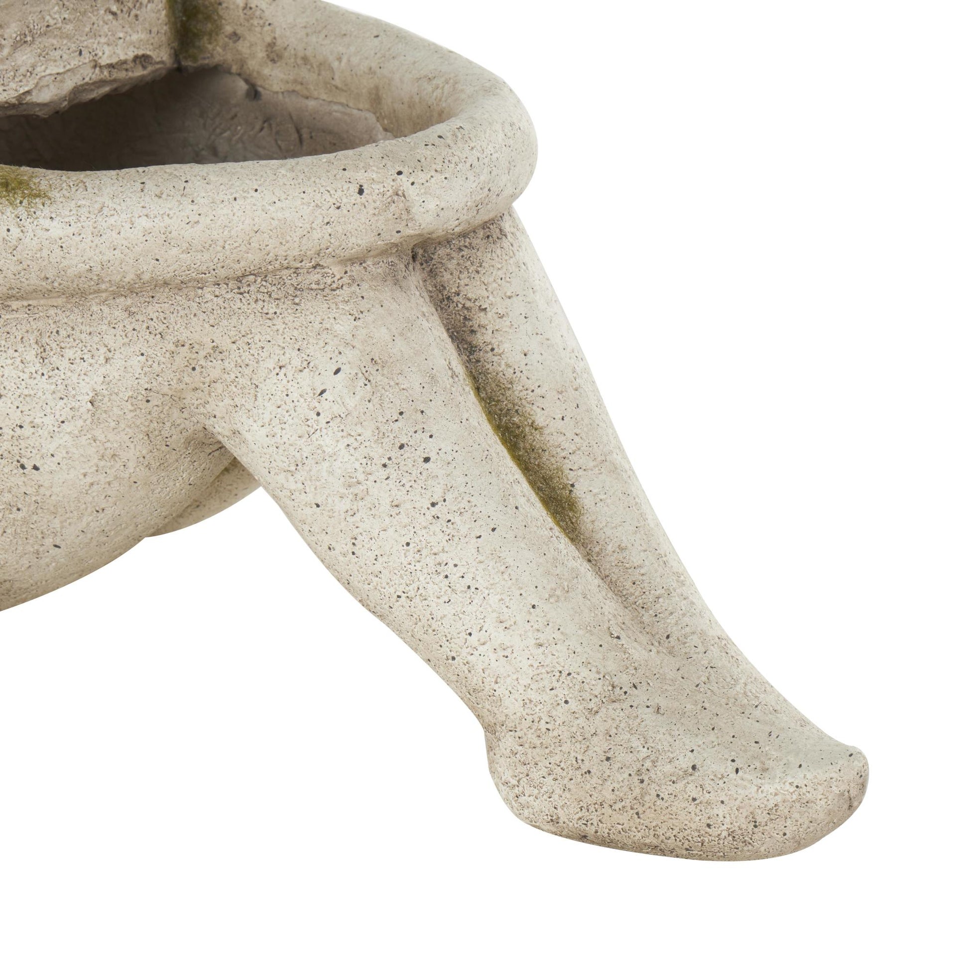 People Cream Polystone Sitting Indoor Outdoor Planter
