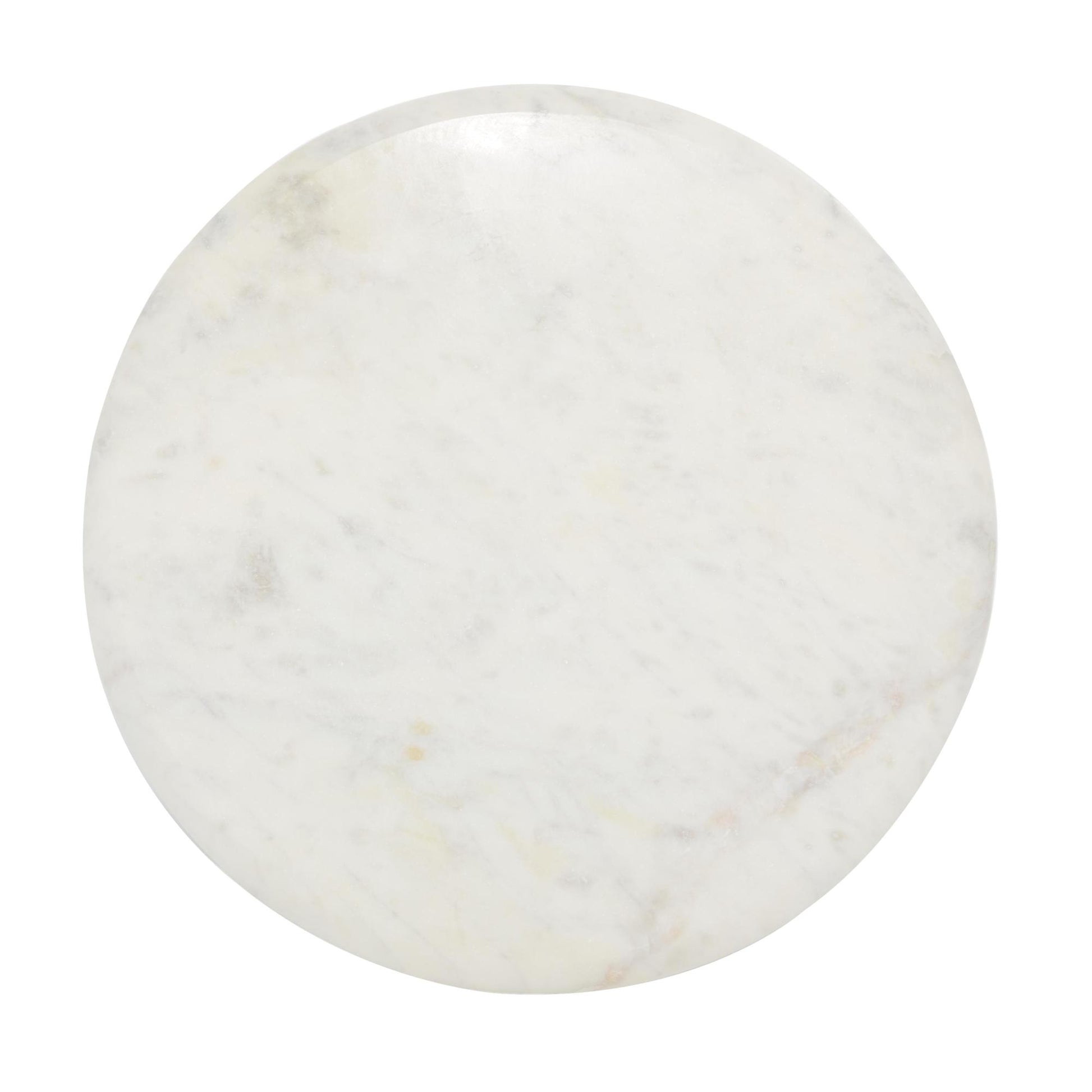 White Marble Decorative Cake Stand with Gold Base