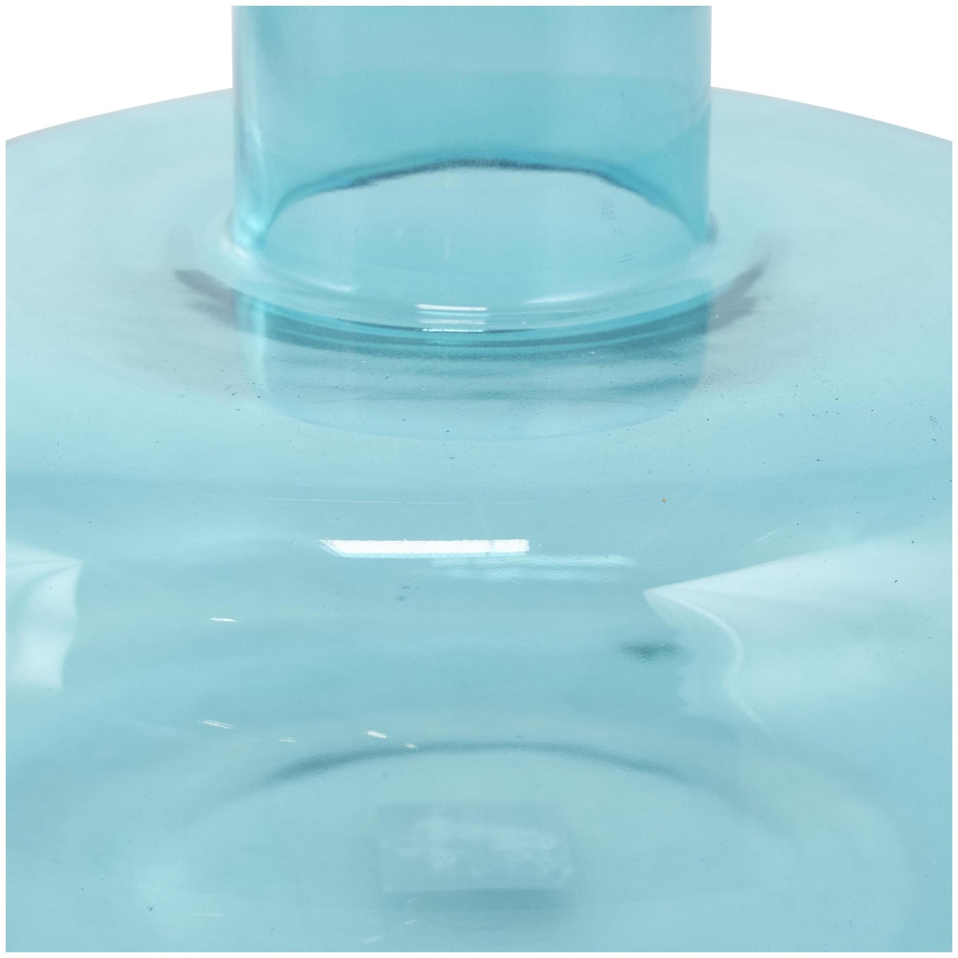 Set of 3 Glass Round Decorative Vase with Varying Shapes and Sizes