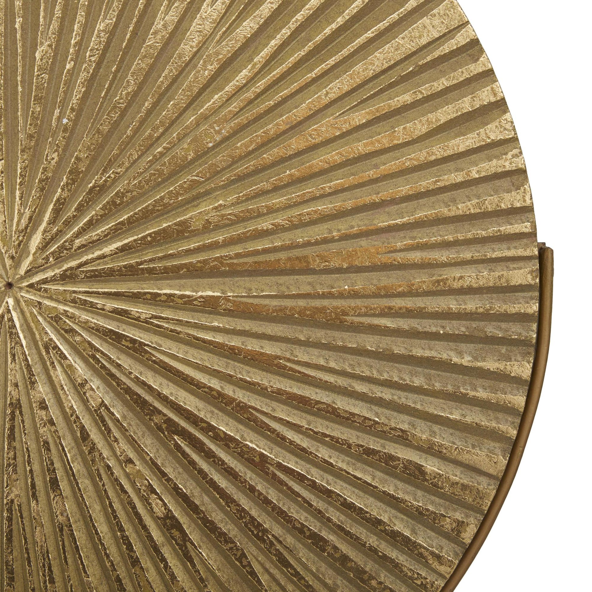CosmoLiving by Cosmopolitan Starburst Metal Carved Decorative Sculpture with Stand