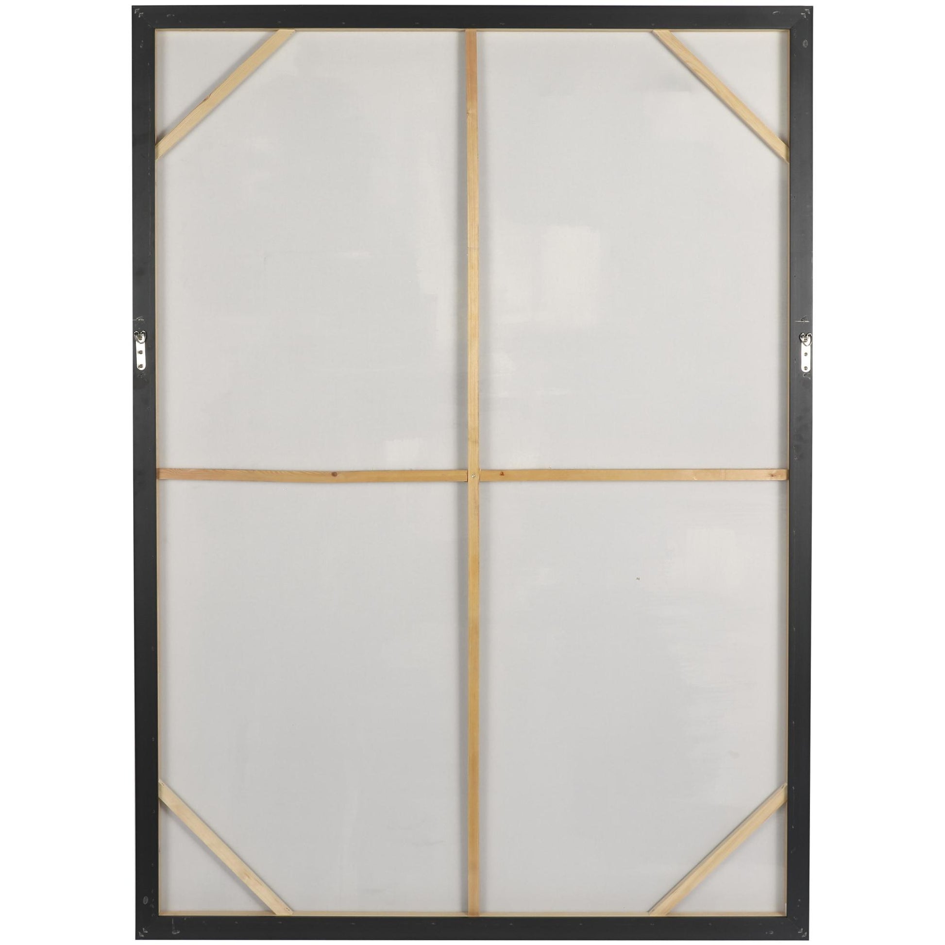 Abstract Black Canvas Shadow Movement Living Room Framed Wall Art with Black Frame