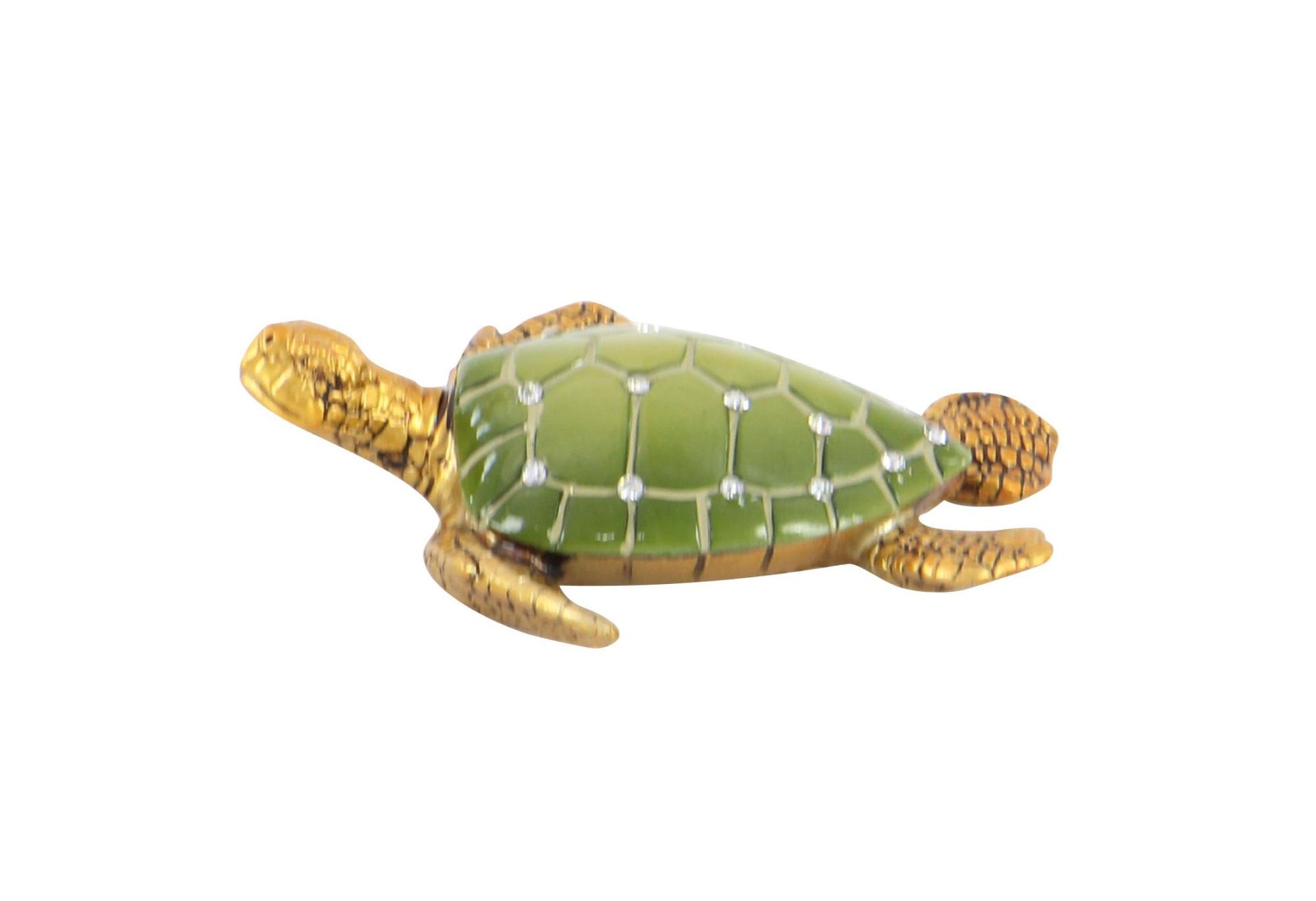 Set of 3 Turtle Brown Polystone Decorative Sculpture