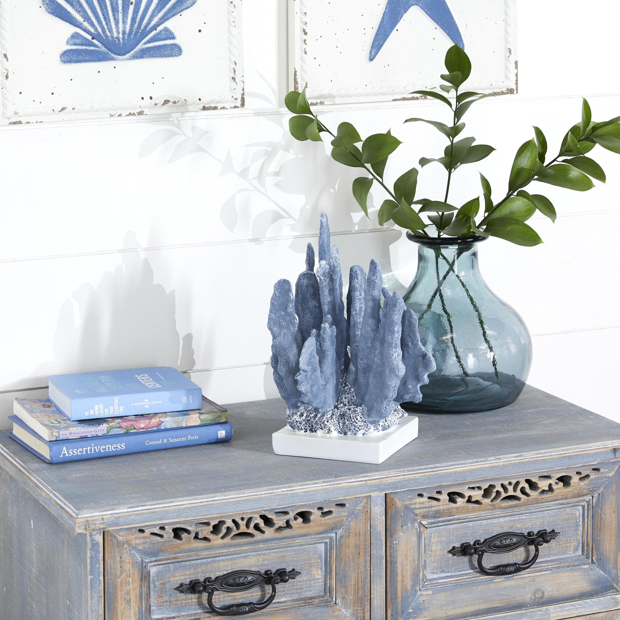 Coral Polystone Decorative Sculpture