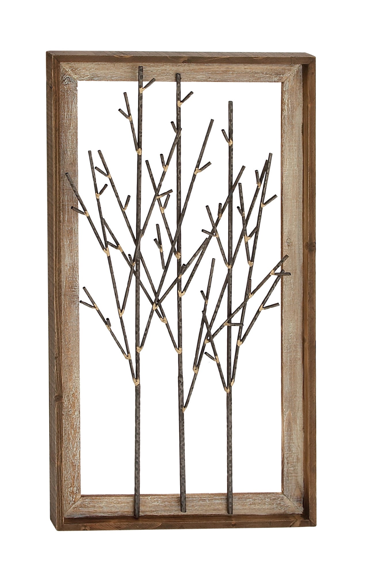 Tree Brown Metal Home Wall Decor
