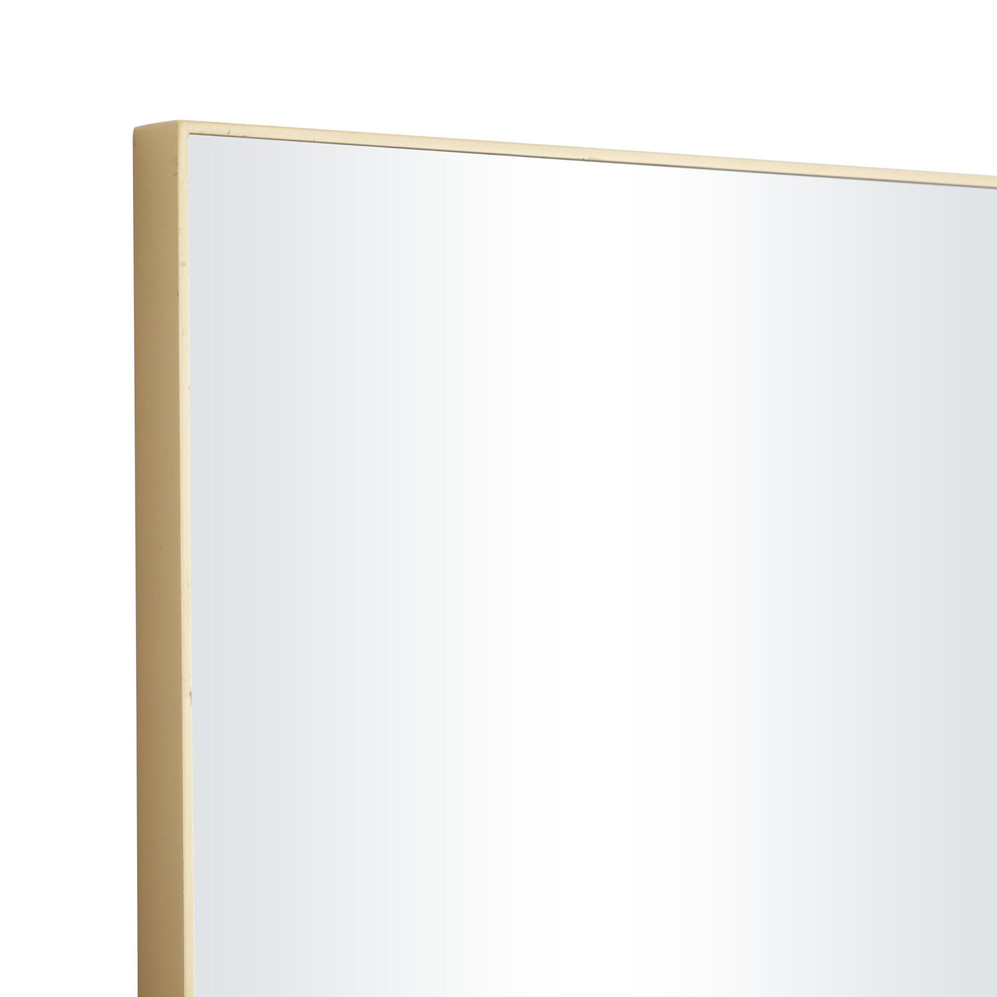 Wooden Room Wall Mirror with Thin Frame