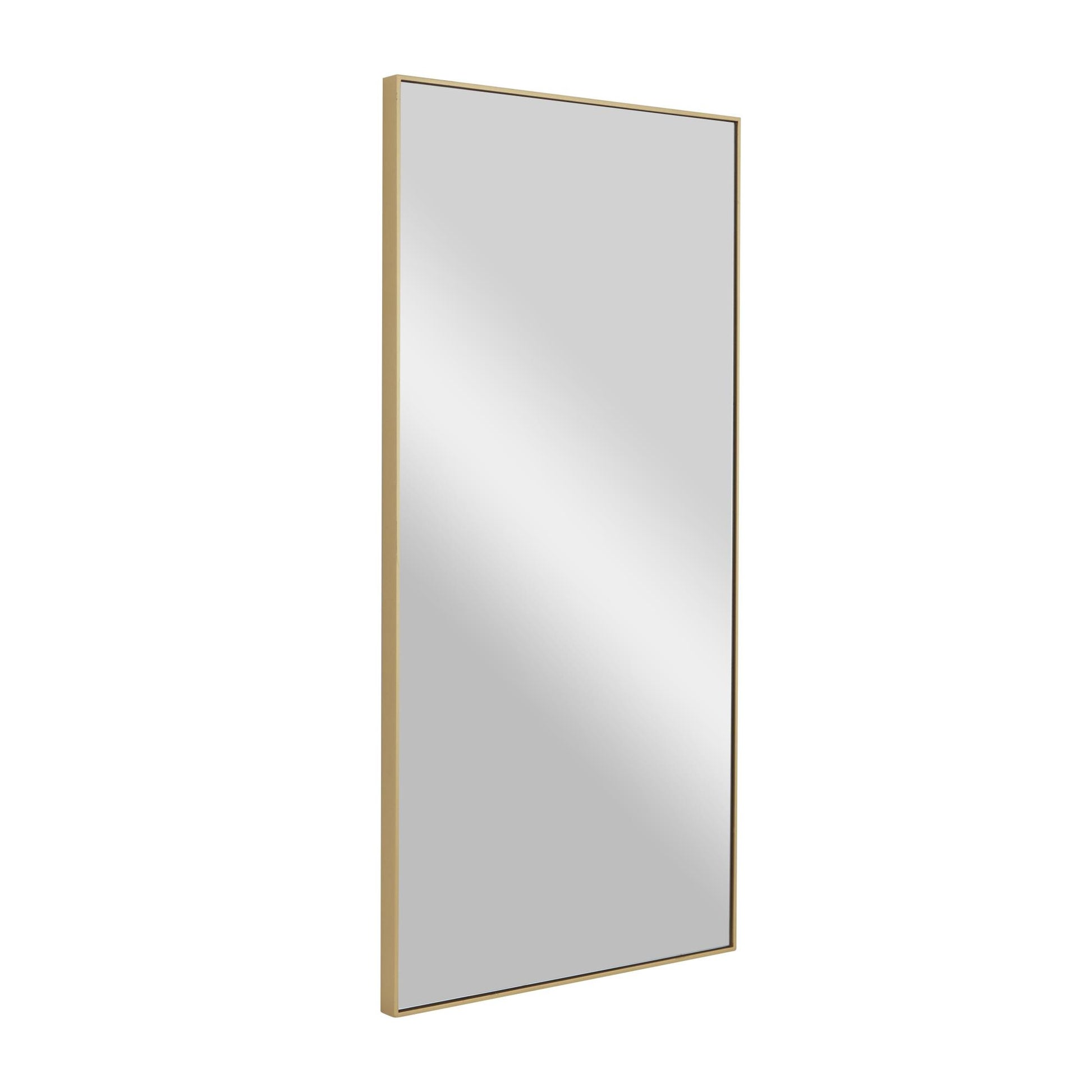 Wooden Room Wall Mirror with Thin Frame