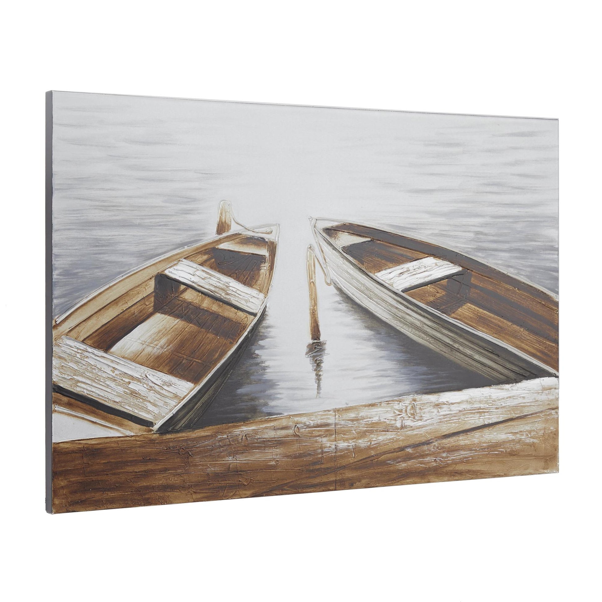 Sail Boat Brown Canvas Decorative Wall Art