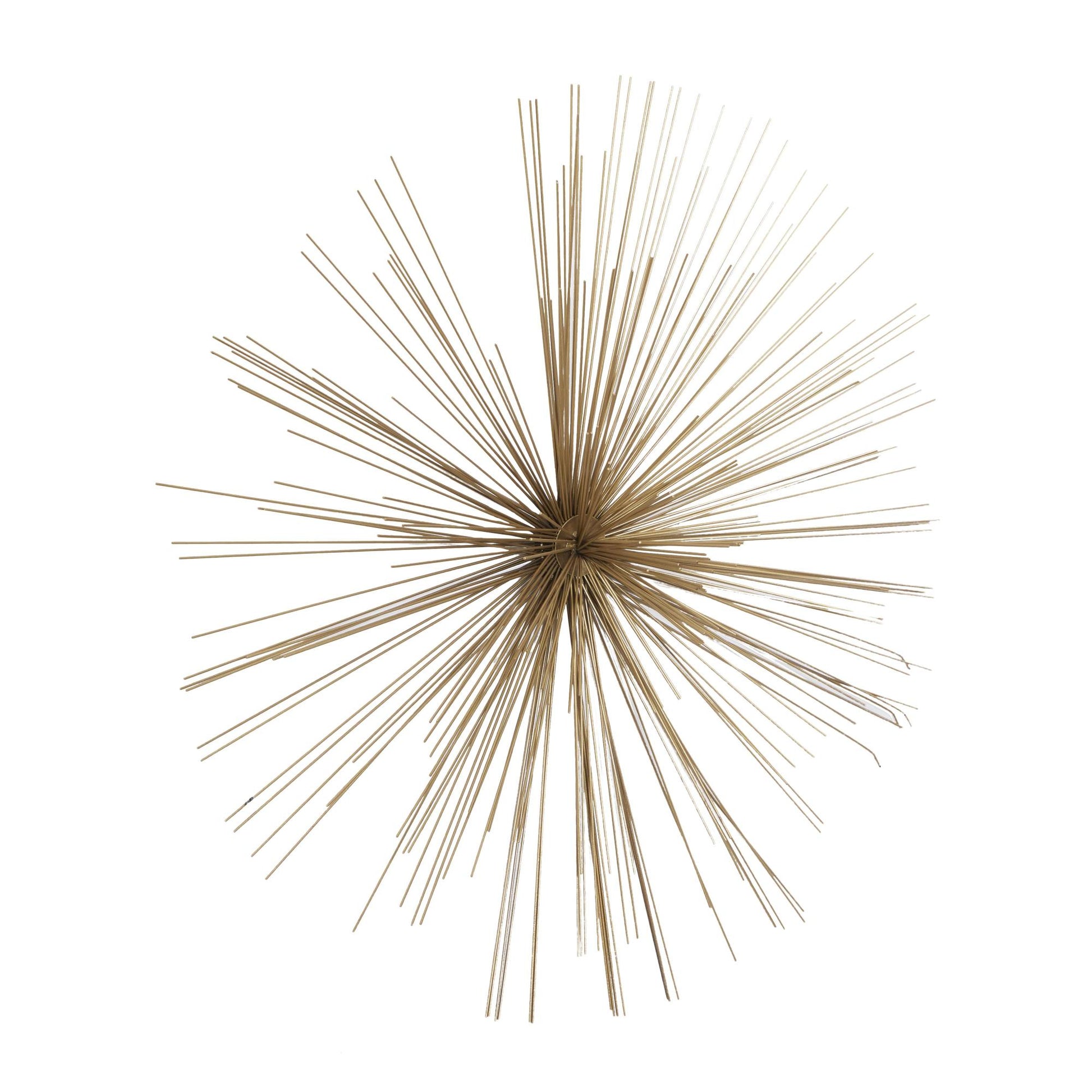 Starburst Gold Metal Large 3D Home Wall Decor