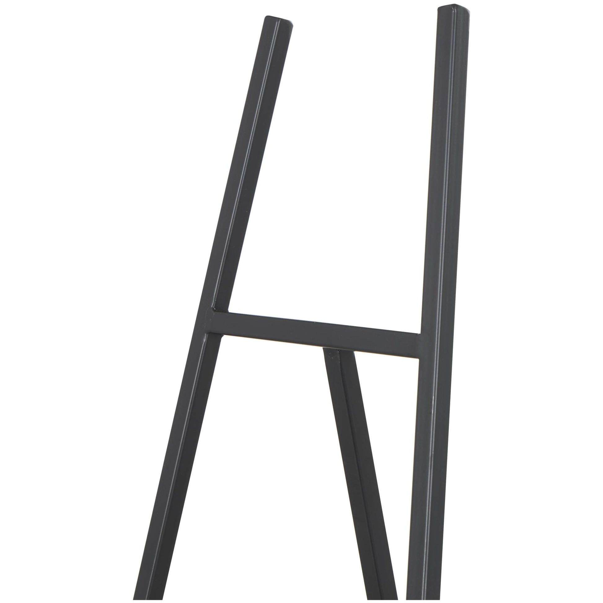 Metal Tall Minimalistic Adjustable Floor 3 Tier Display Easel with Chain Support 20" x 18" x 56"