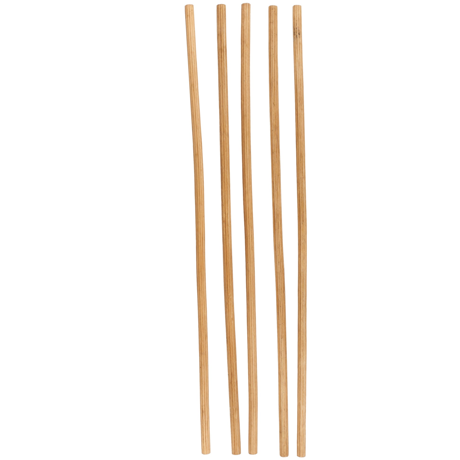 Set of 5 Brown Bamboo Wood Tall Sticks Home Decor Natural Foliage