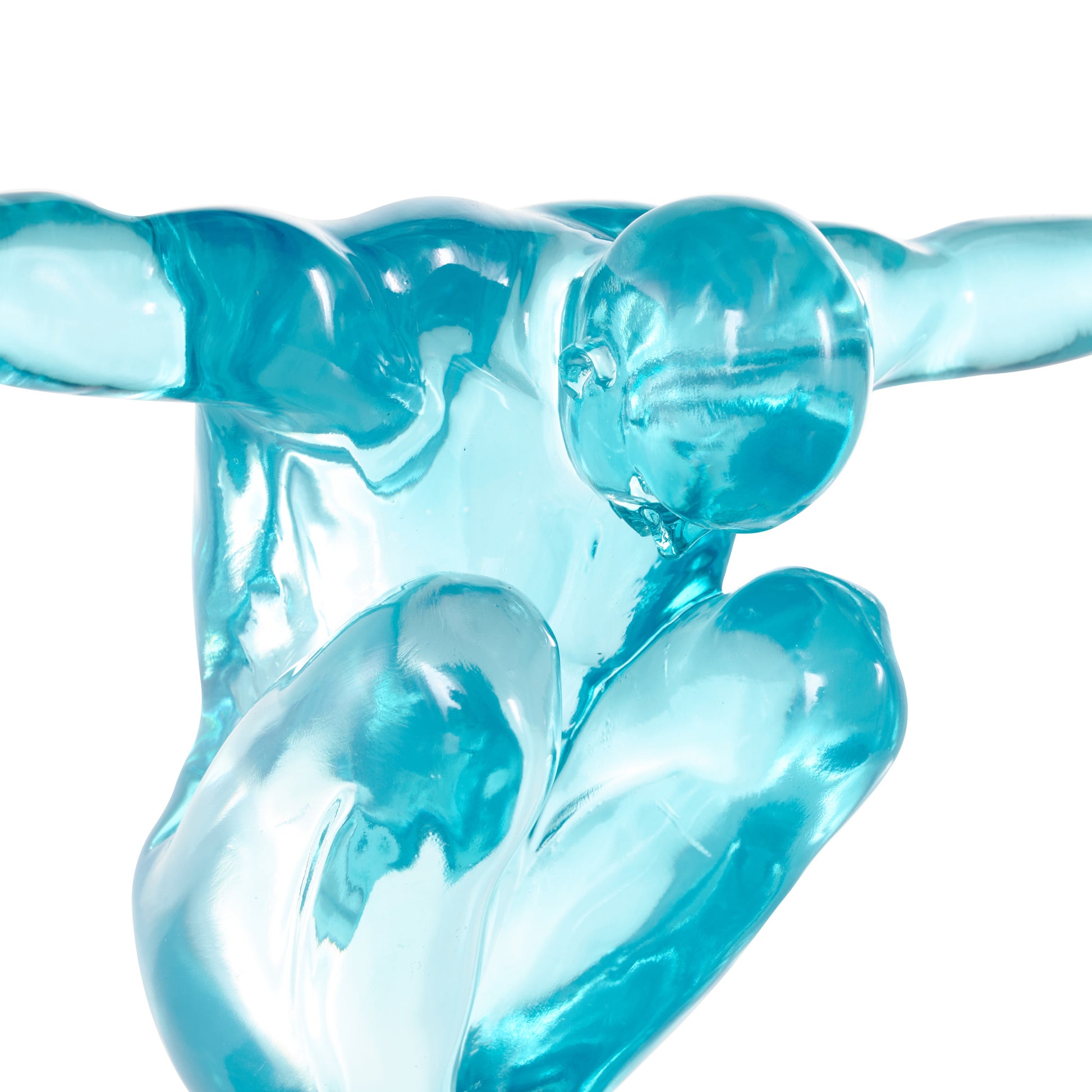 People Resin Tinted Posing Decorative Sculpture