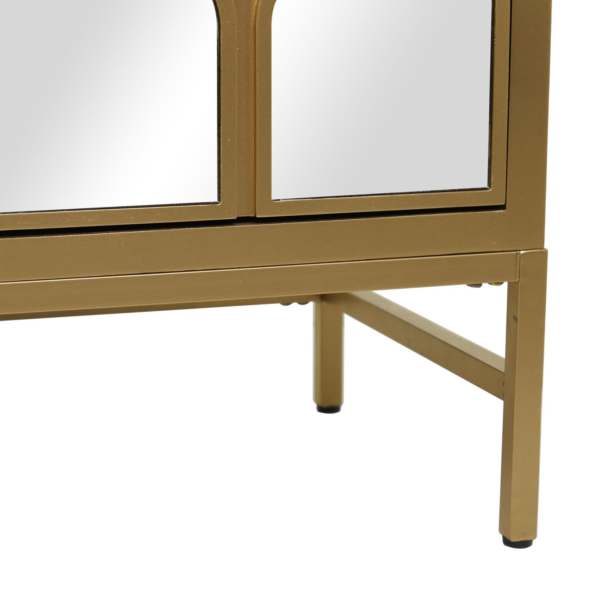 Wooden 3 Drawer Room Cabinet with Mirrored Front