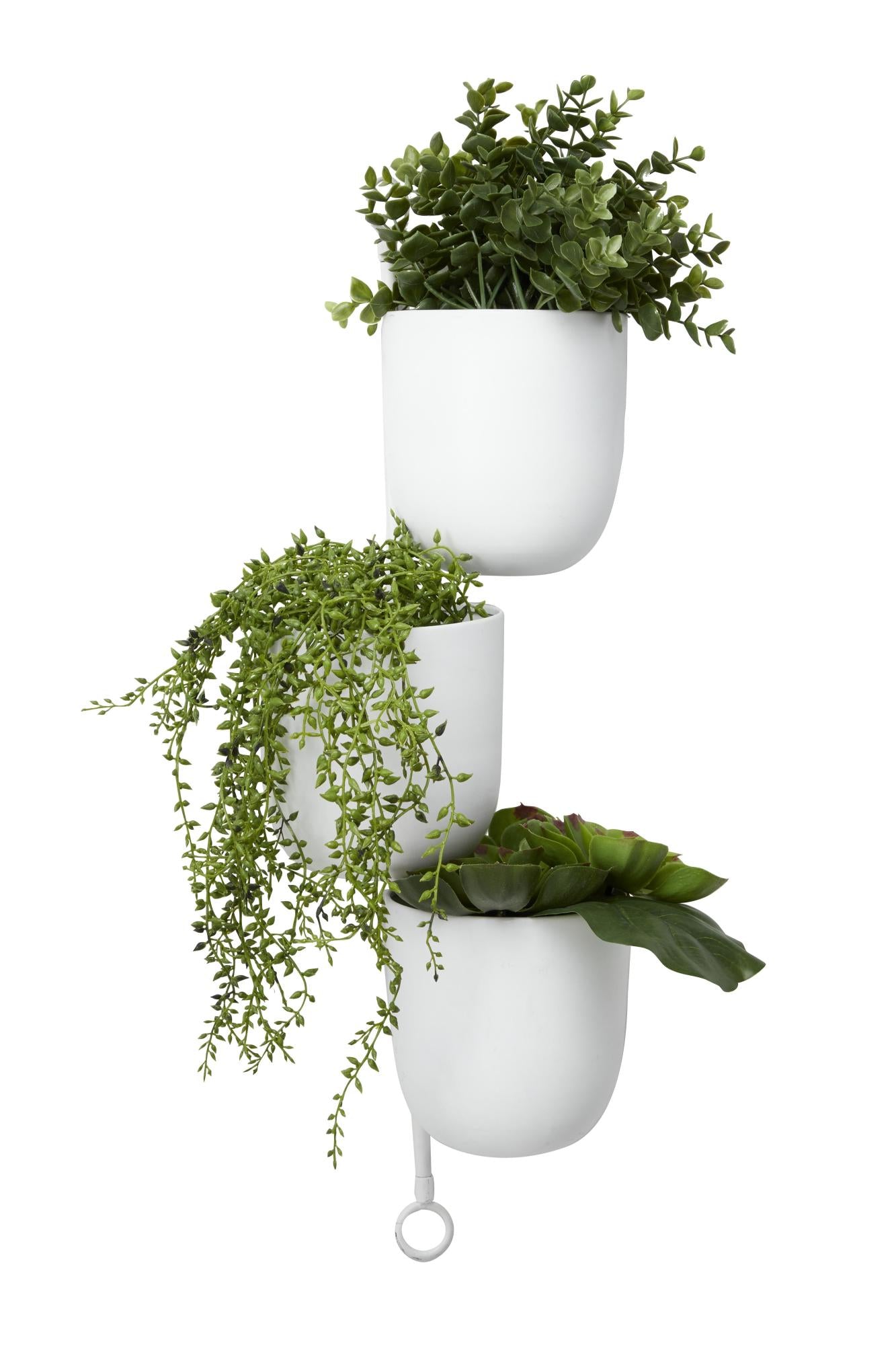 Metal Layered Indoor Outdoor Wall Planter