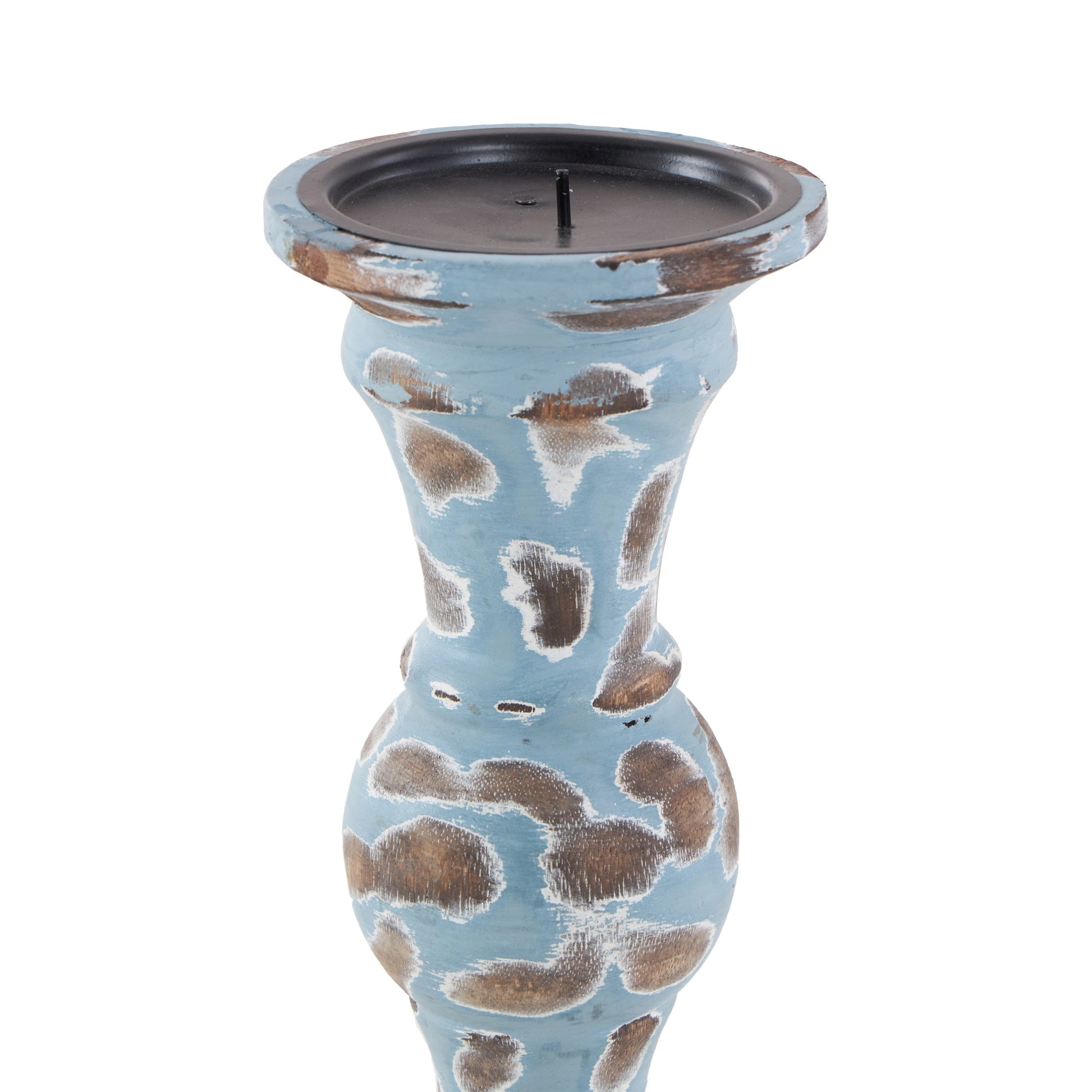 Set of 3 Wood Decorative Candle Holder