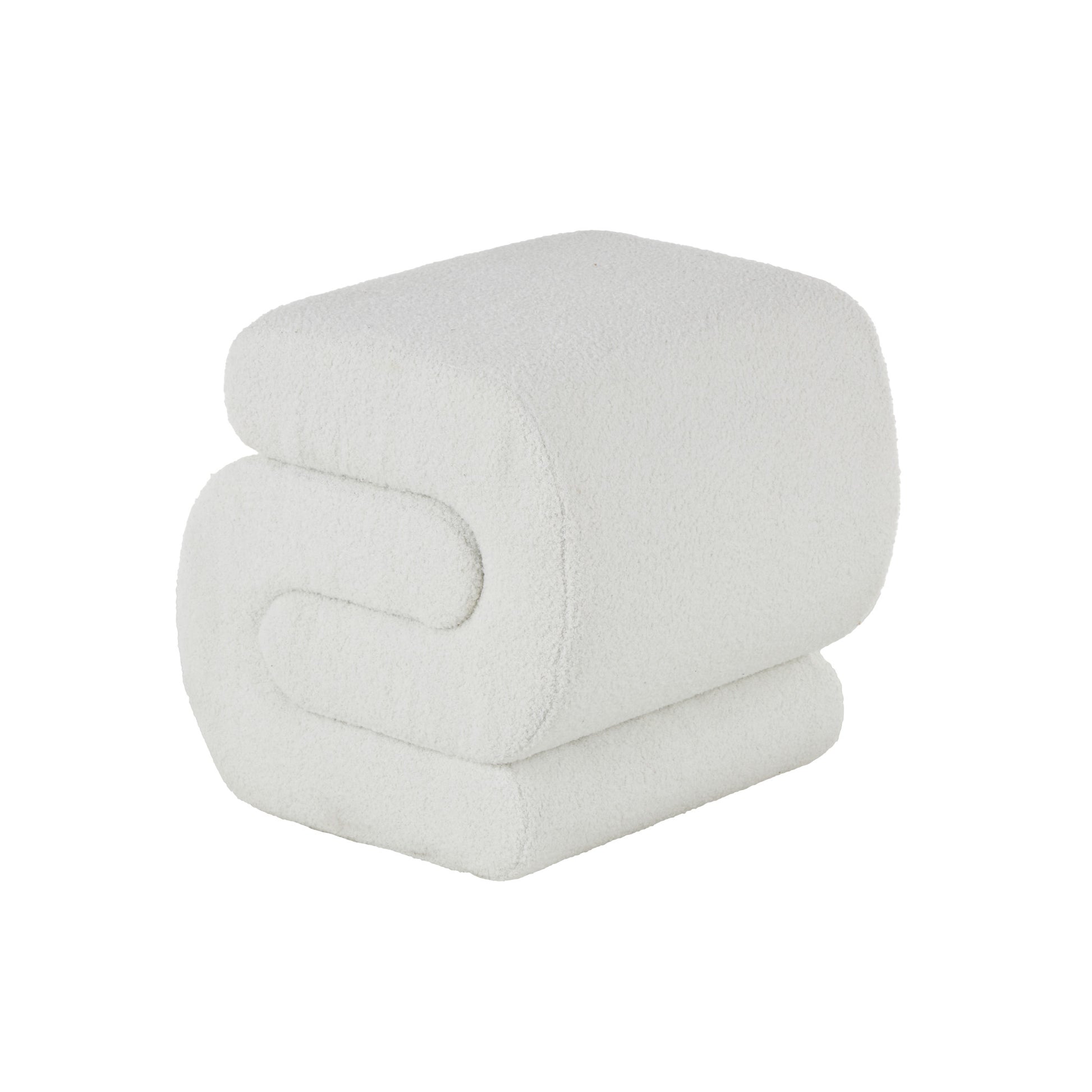Polyester S- Shaped Room Ottoman with Connected Arches