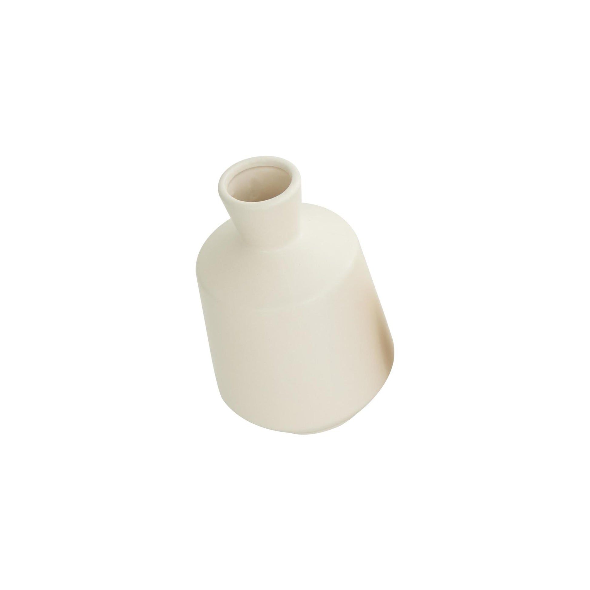 Cream Ceramic Decorative Vase