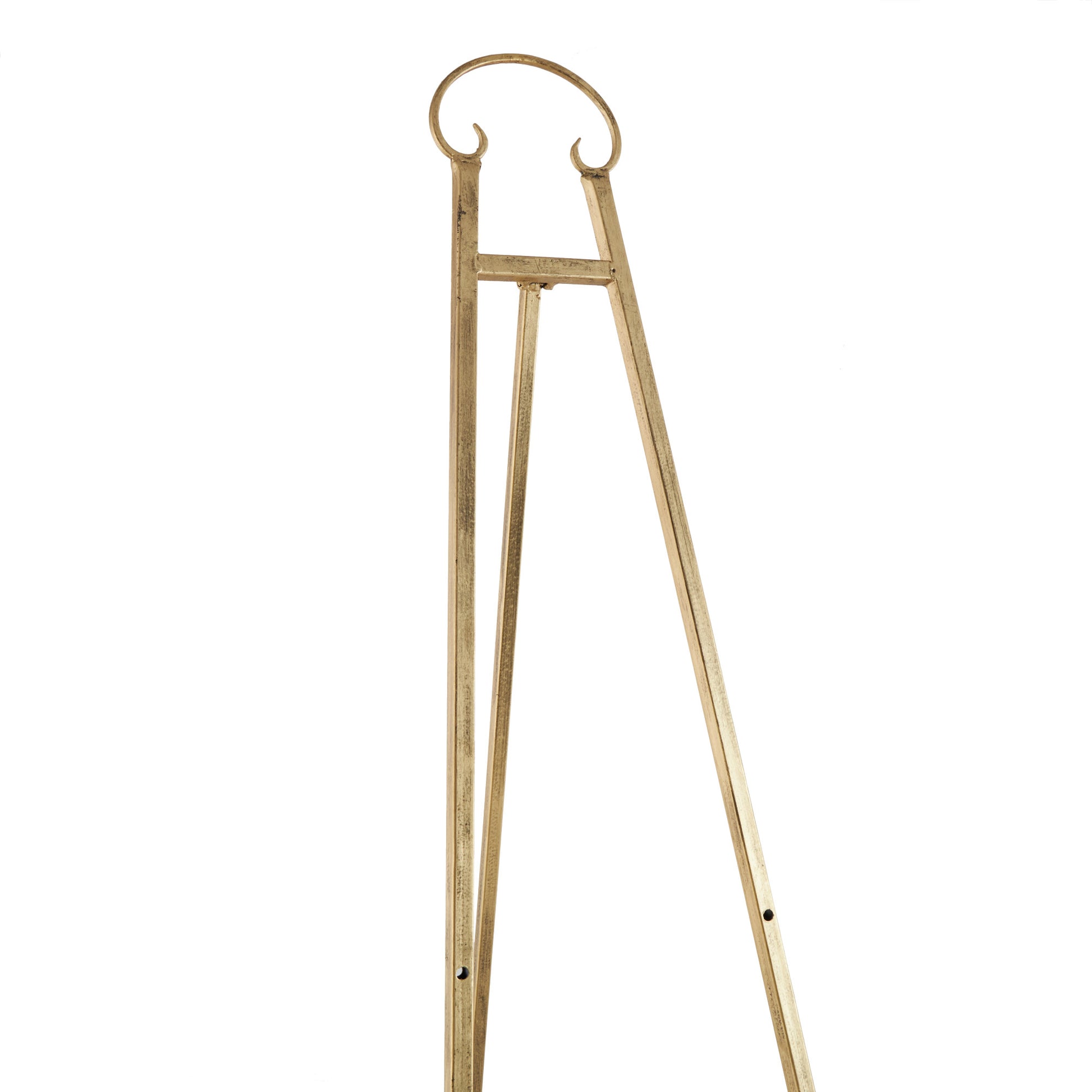Scroll Metal Tall Adjustable Floor 3 Tier Display Easel