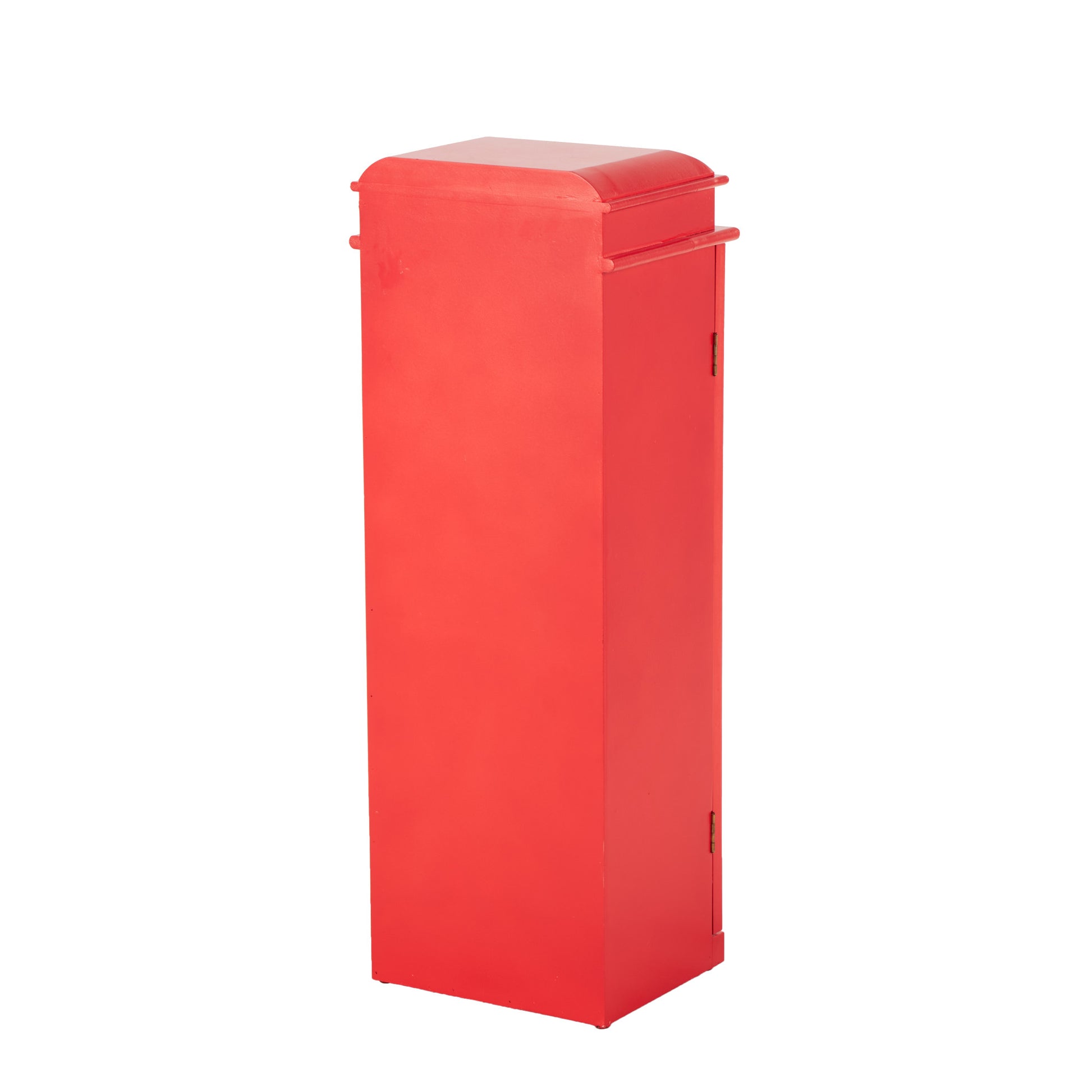 Telephone Red Wooden Vintage London Booth 3 Shelf Room Storage Unit