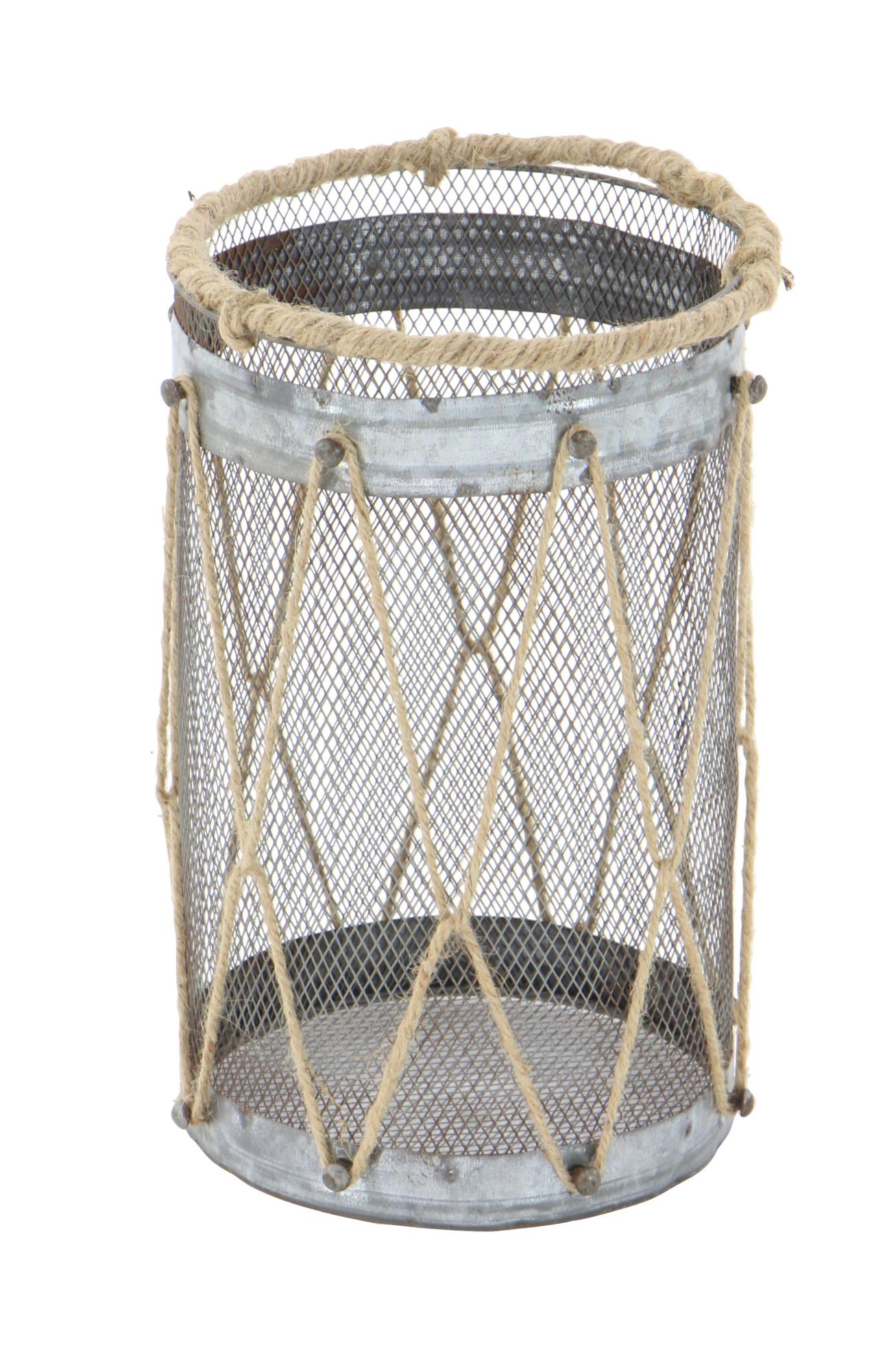 Set of 3 Silver Metal Decorative Indoor Outdoor Candle Lantern