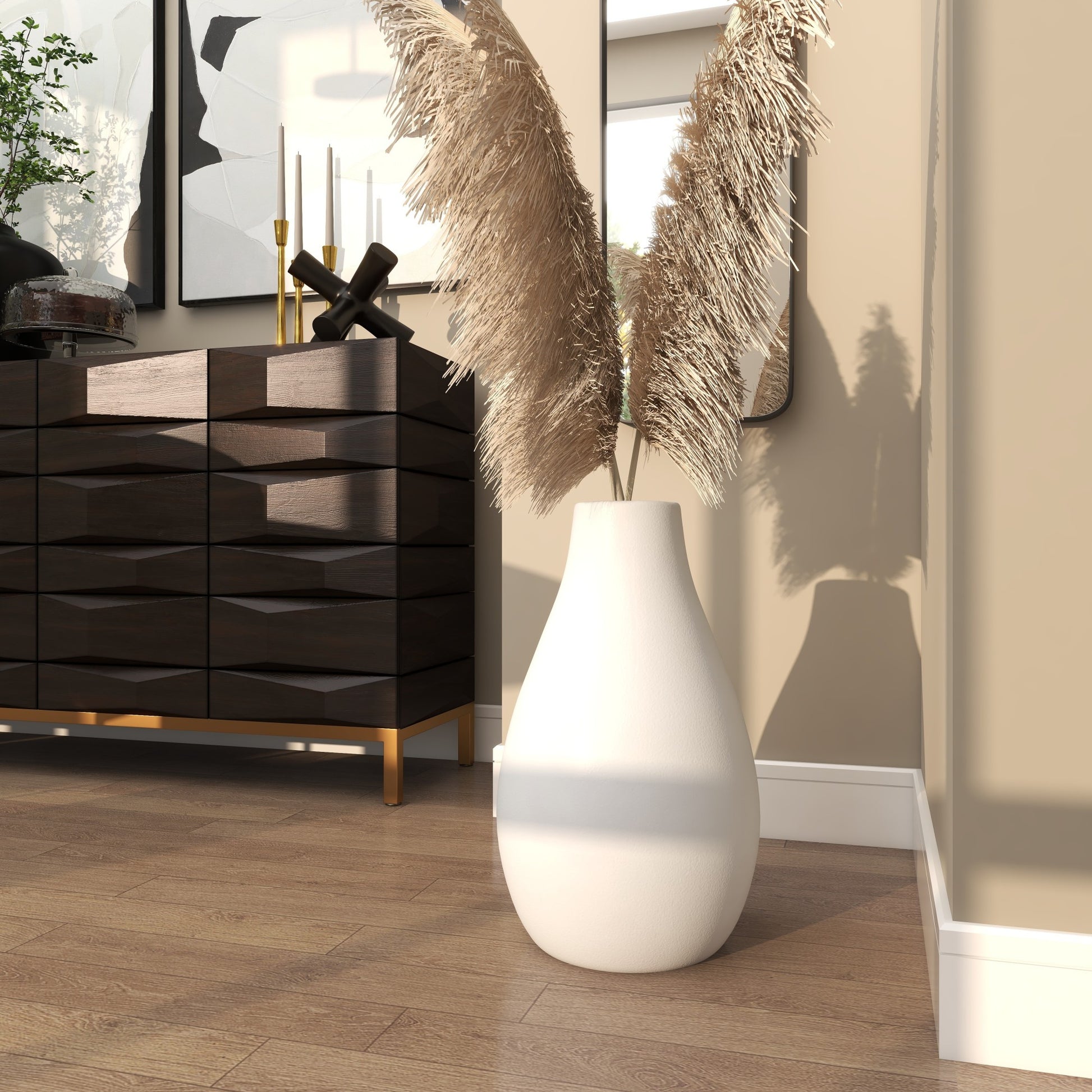Ceramic Matte Decorative Vase