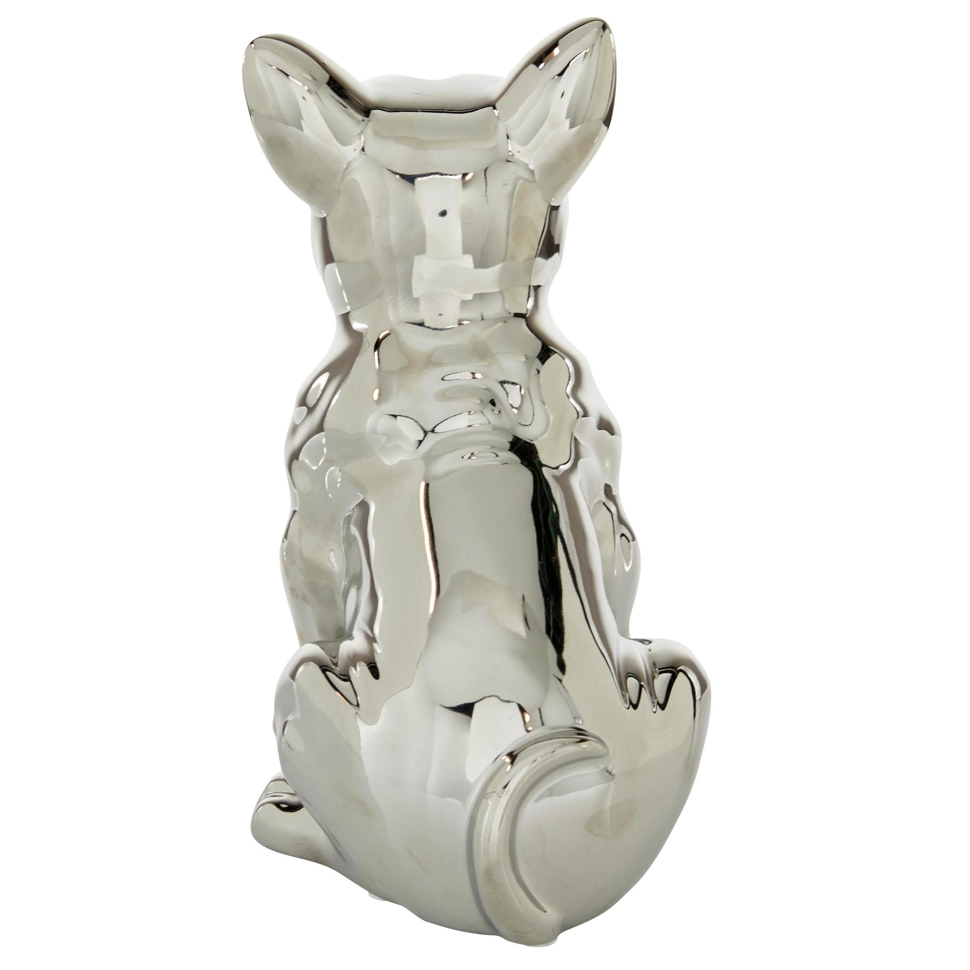CosmoLiving by Cosmopolitan Bulldog Ceramic Decorative Sculpture with Sunglasses