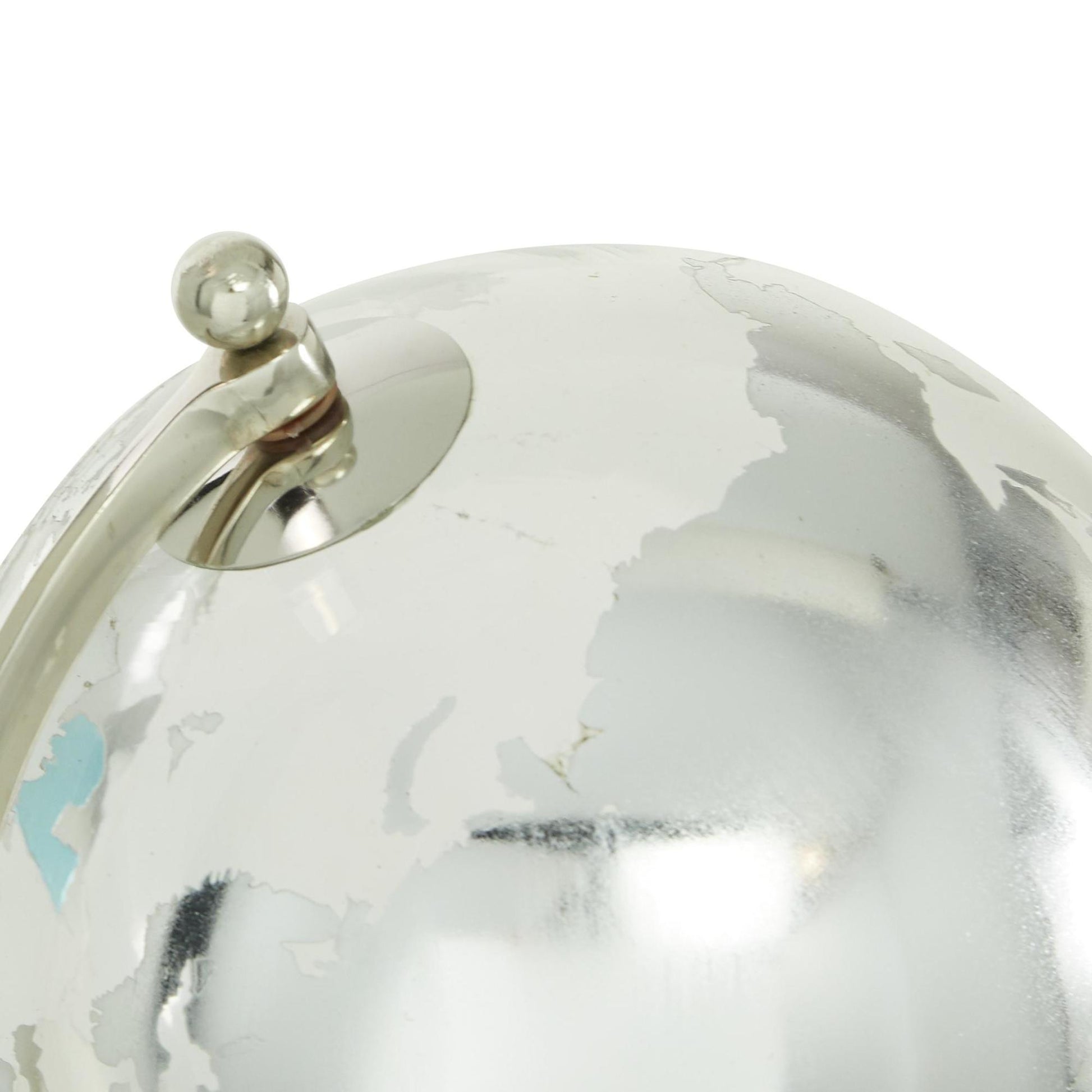 Marble Educational/Geographic Earth Globe with Marble Base and Tiered Base