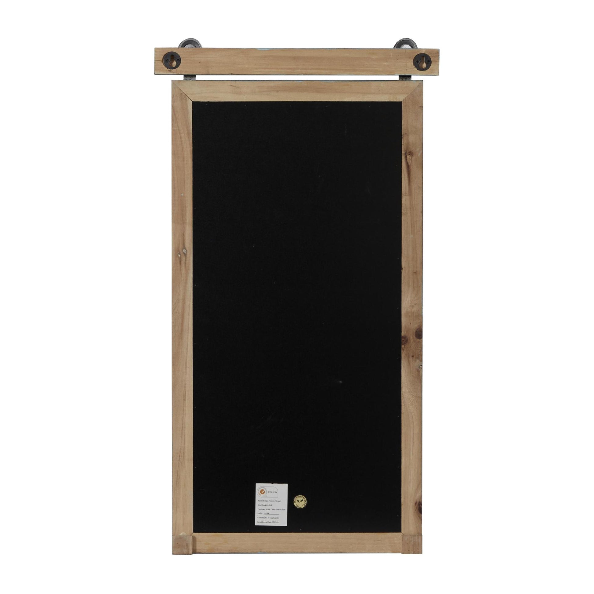 Sign Blue Wood Sliding Barn Door Inspired Chalkboard Home Wall Decor