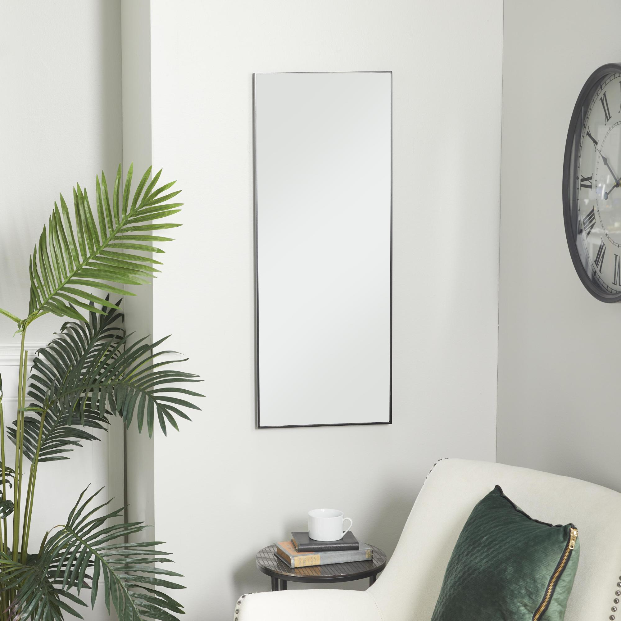 Wooden Room Wall Mirror with Thin Frame