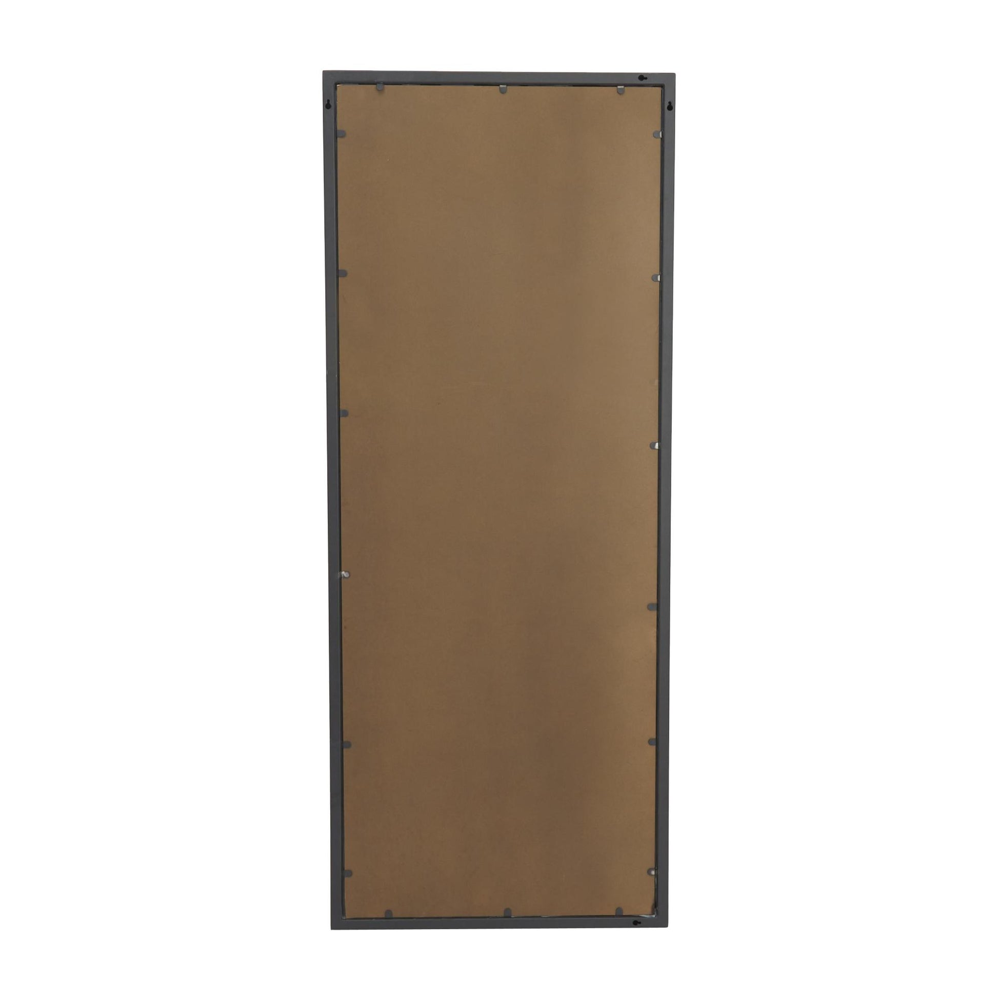 Black Metal Tall Room Floor Mirror