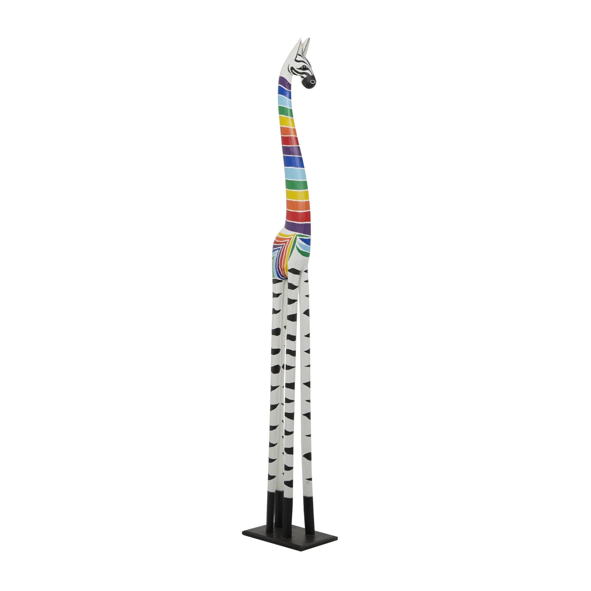 Giraffe Wood Handmade Decorative Sculpture