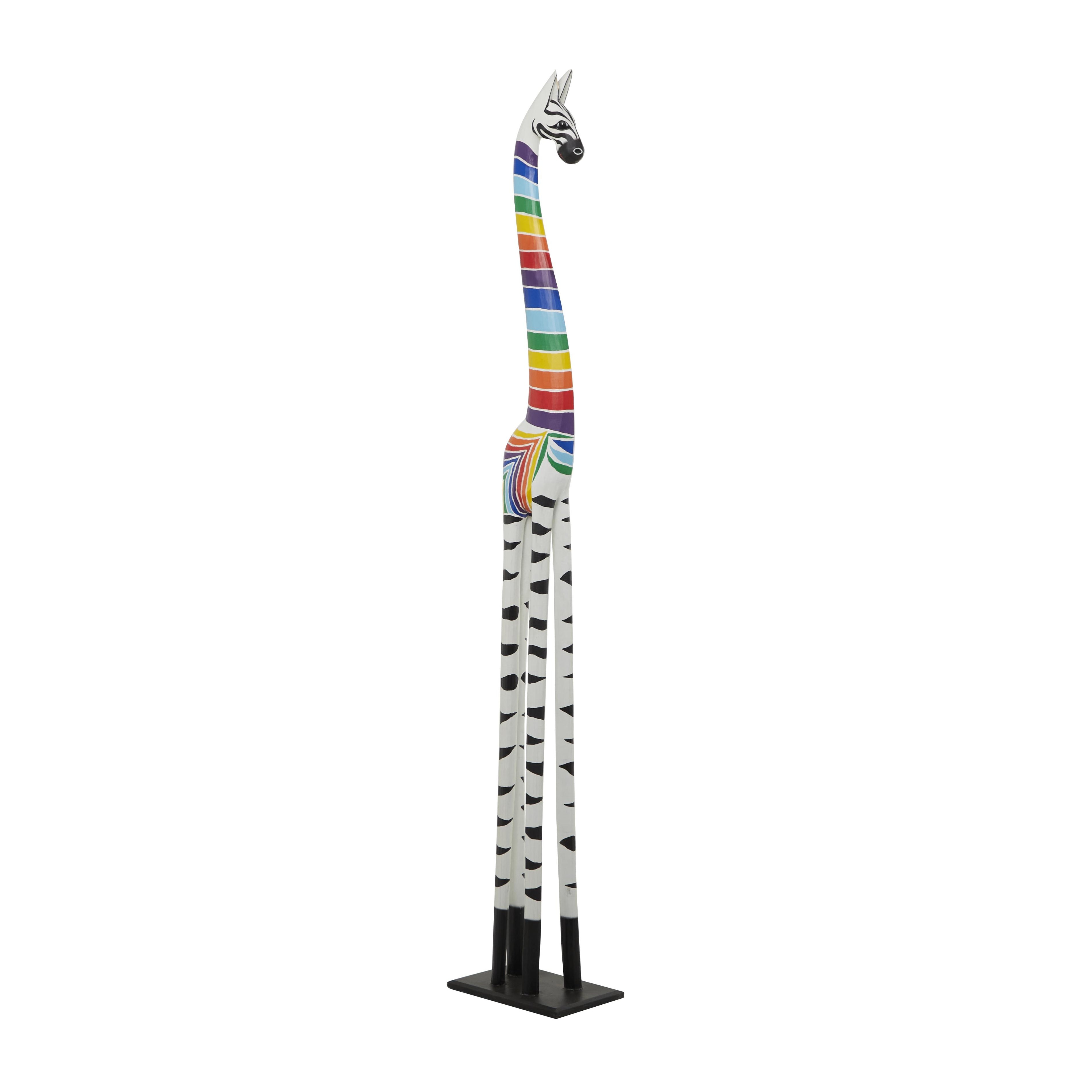 Giraffe Wood Handmade Decorative Sculpture