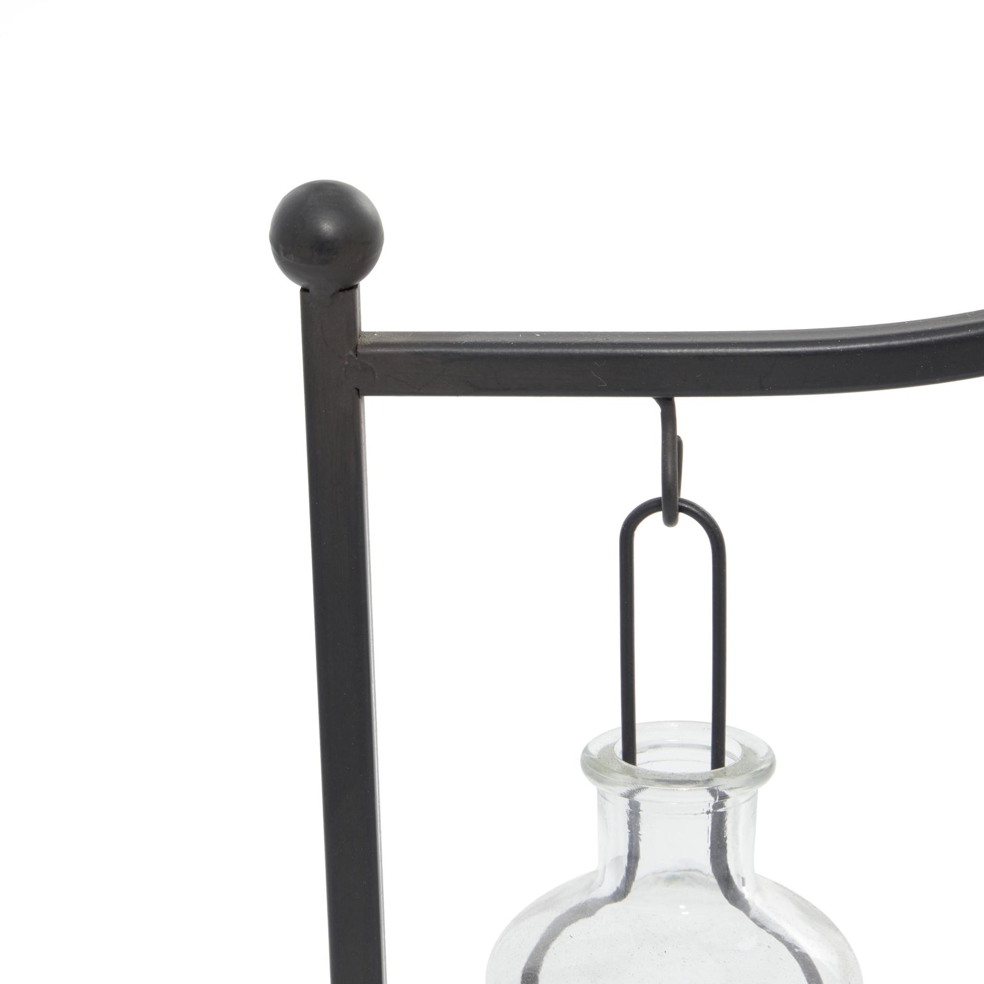 Metal Hanging Bottle Decorative Indoor Outdoor Candle Lantern