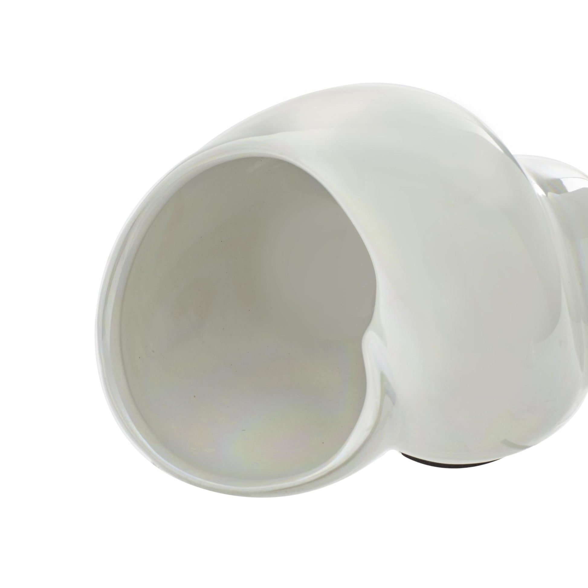 Set of 3 Shell White Porcelain Ceramic Shell Decorative Sculpture