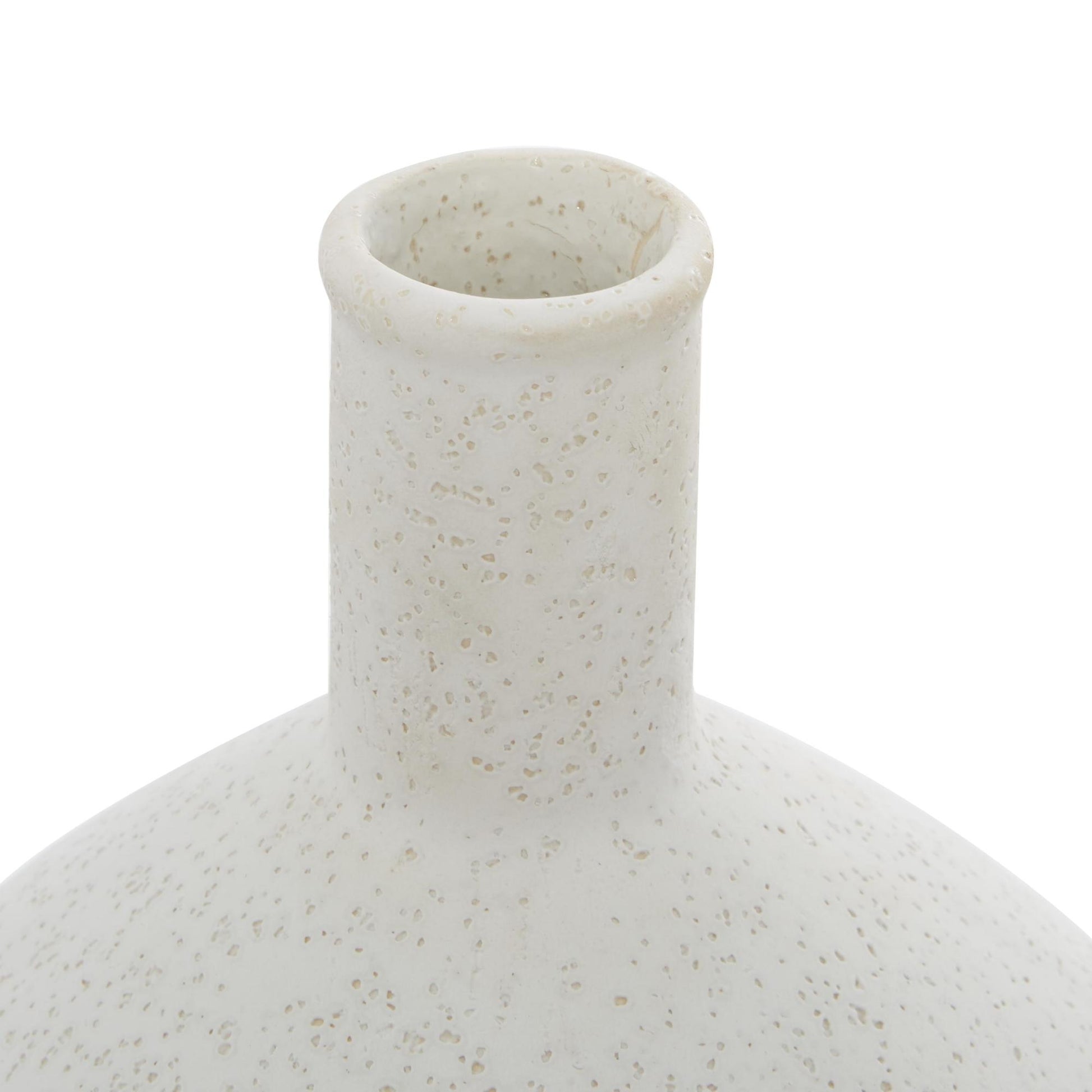 CosmoLiving by Cosmopolitan Set of 3 Black Ceramic Decorative Vase