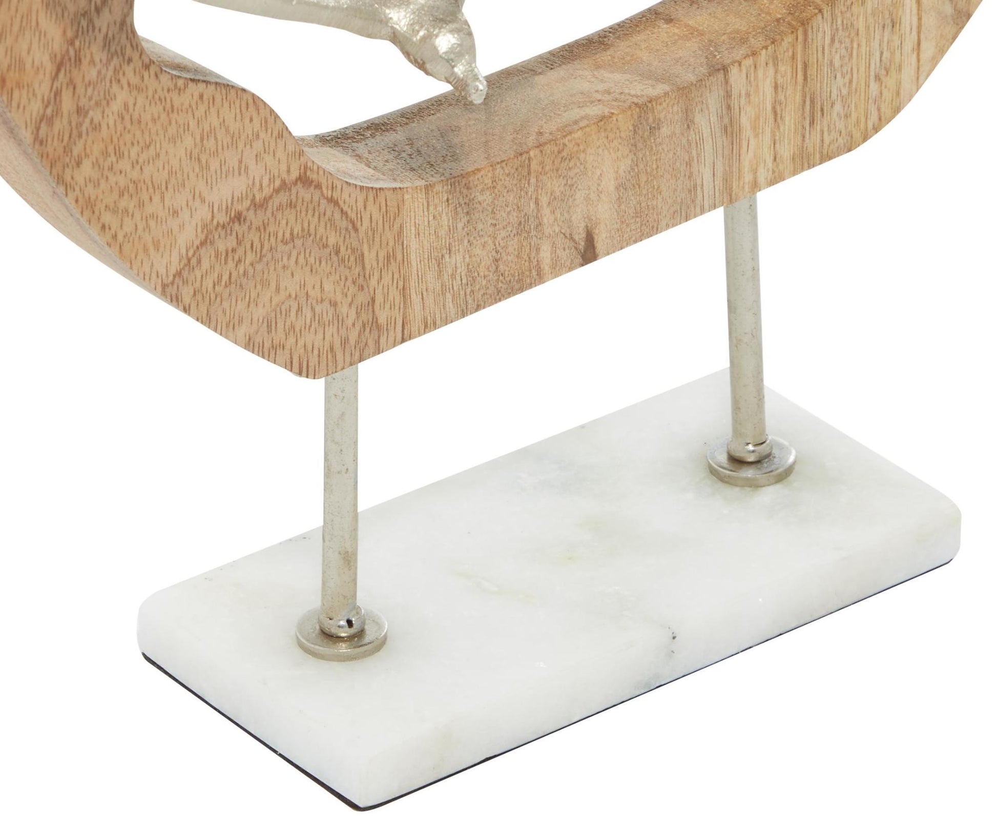 Bird Brown Aluminum Metal Decorative Sculpture