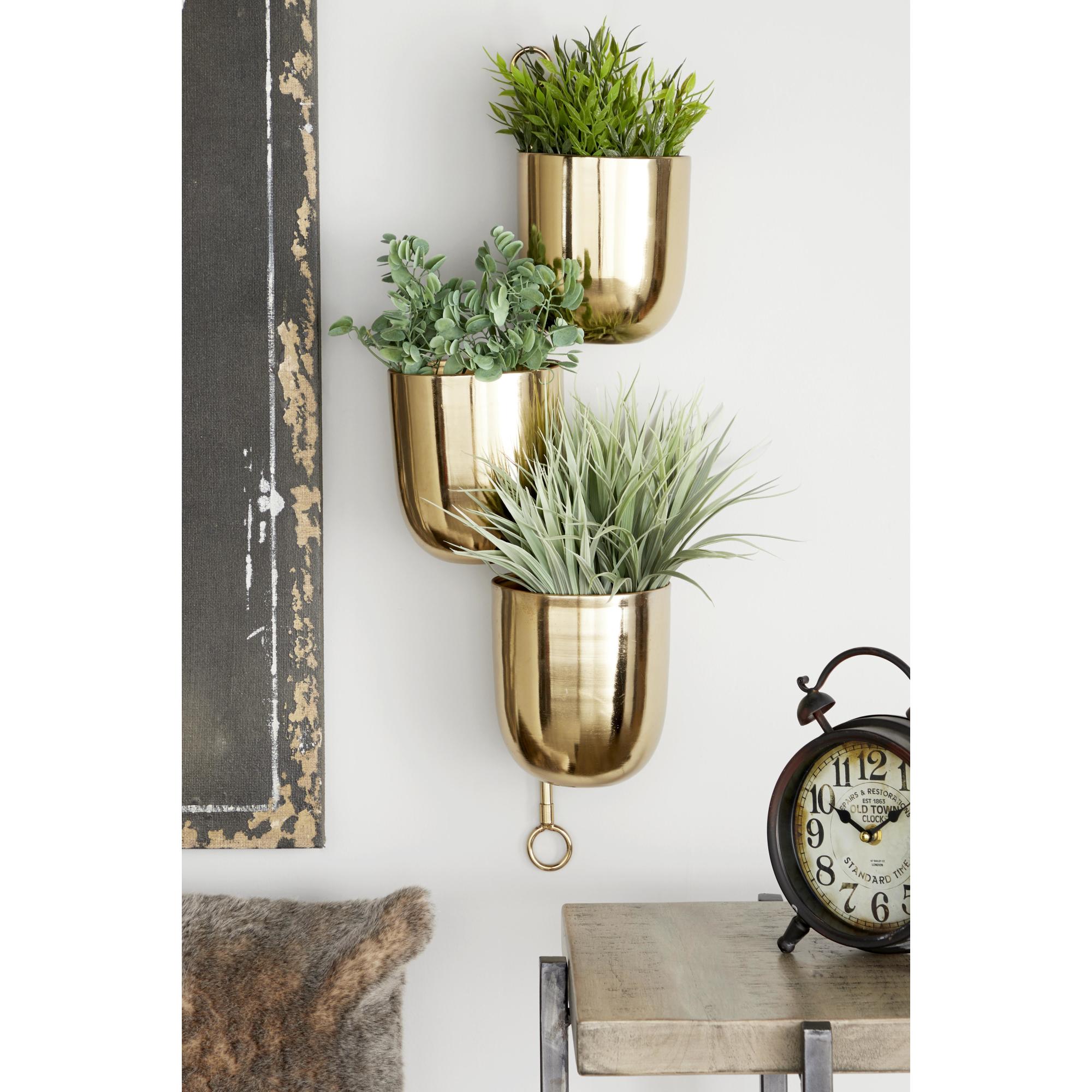Metal Layered Indoor Outdoor Wall Planter