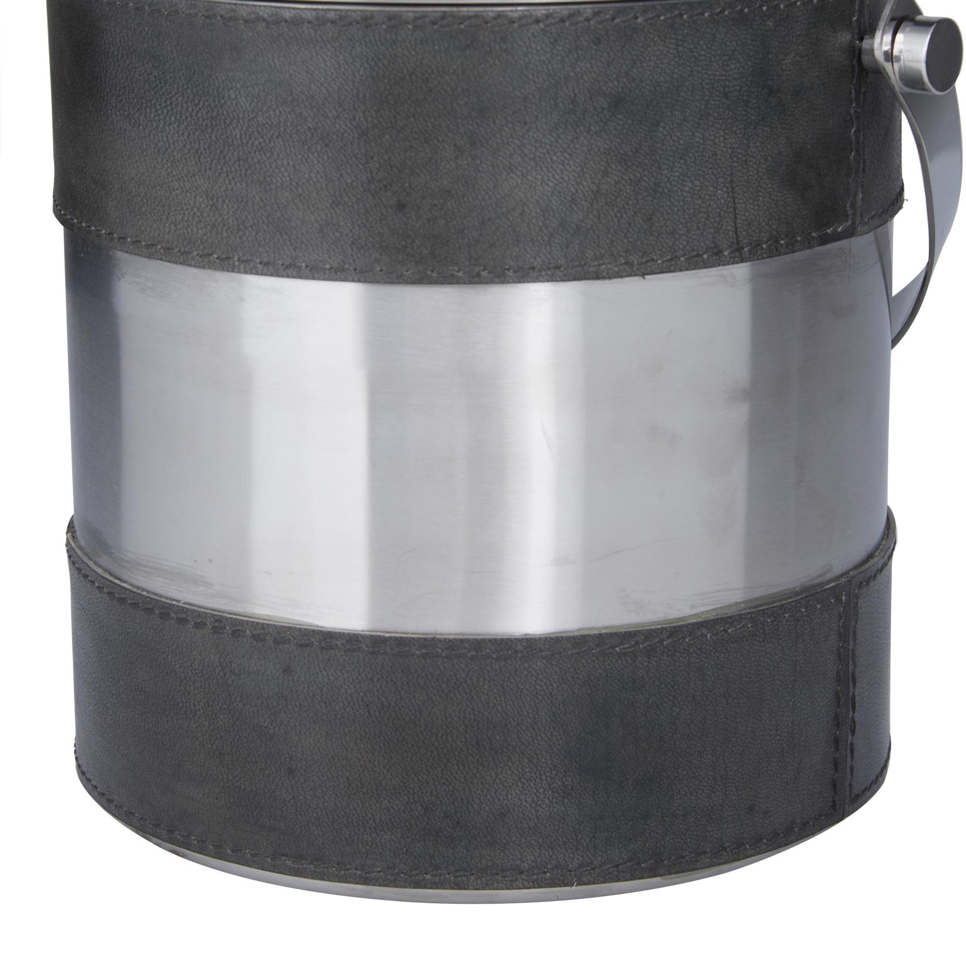 Leather Handmade Decorative Ice Bucket with Lid