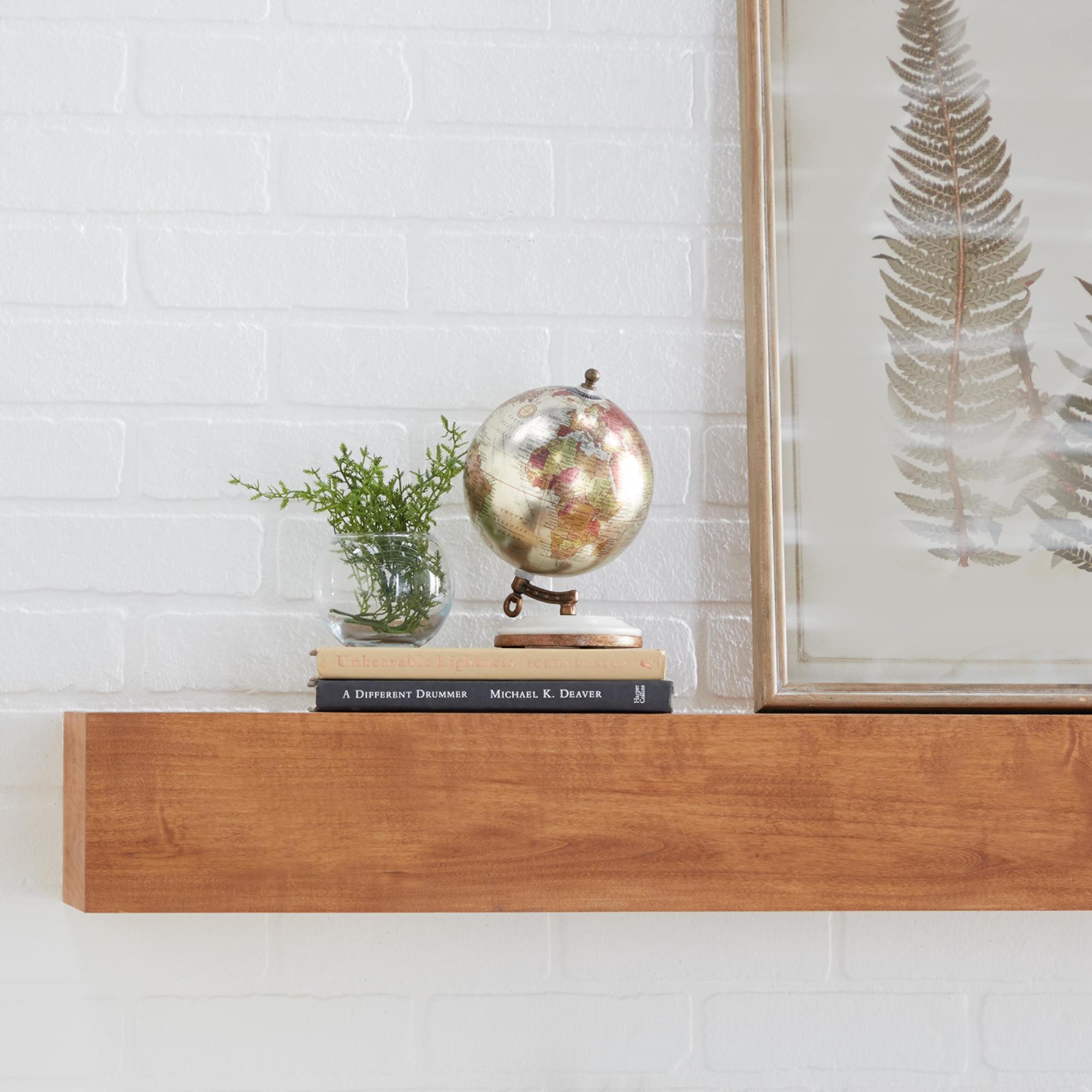 World Map White Plastic Educational/Geographic Earth Globe with Marble Base