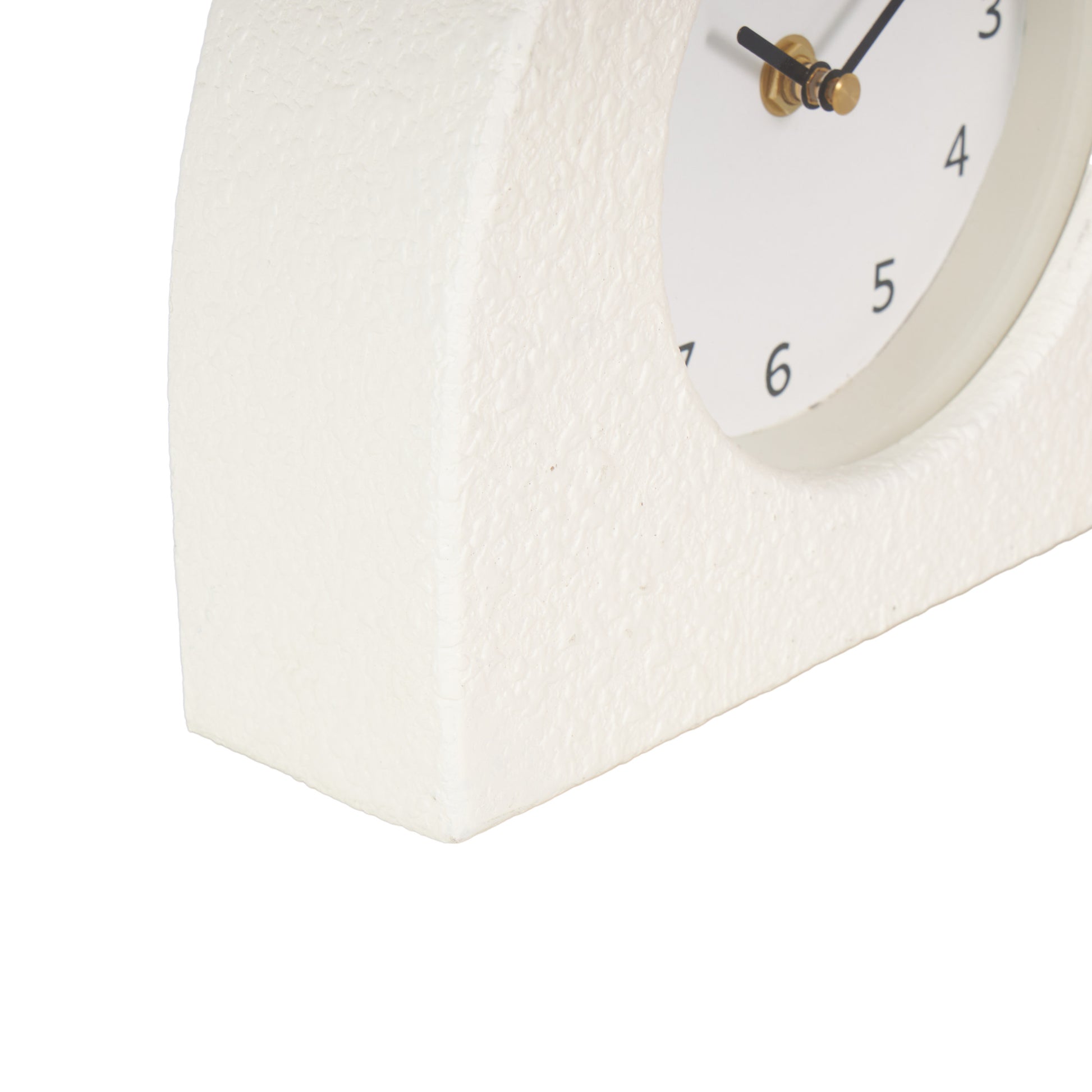 Set of 2 Multi Colored Metal Textured Decorative Clock with Gold Accents