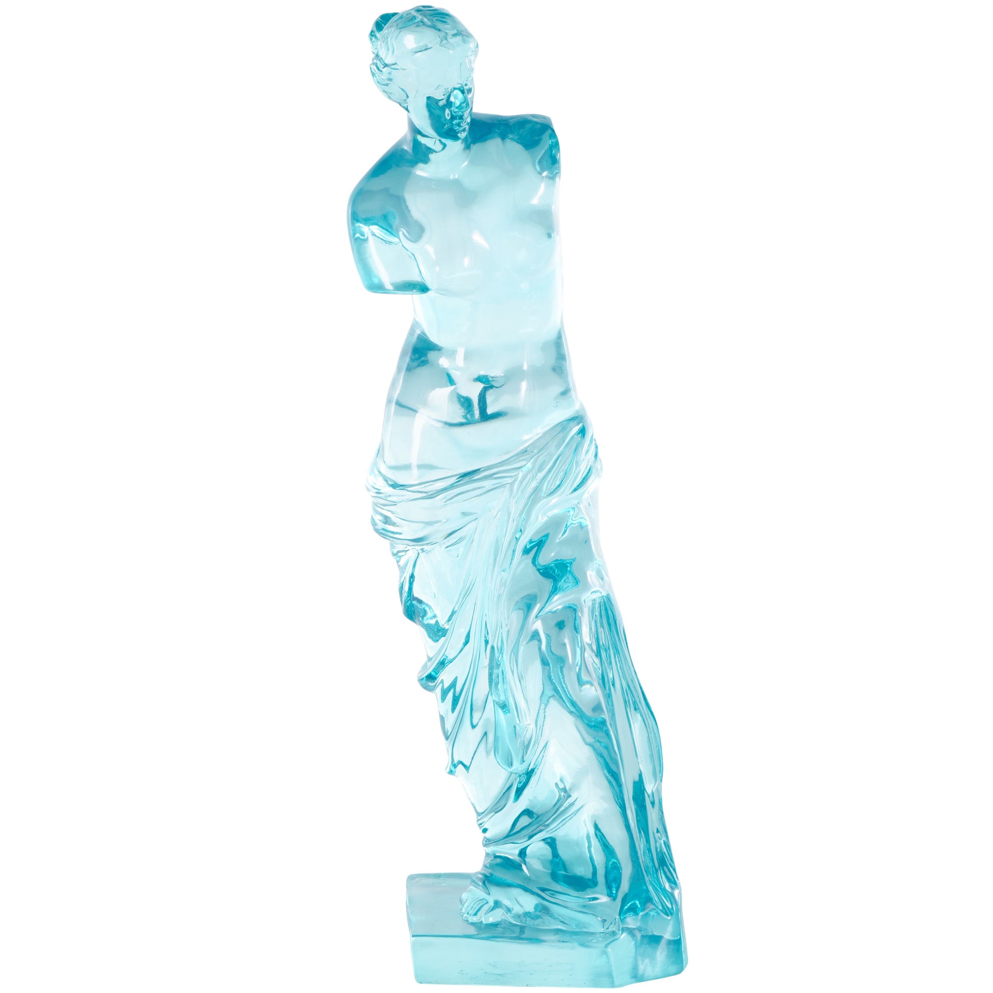 Woman Resin Tinted Decorative Sculpture