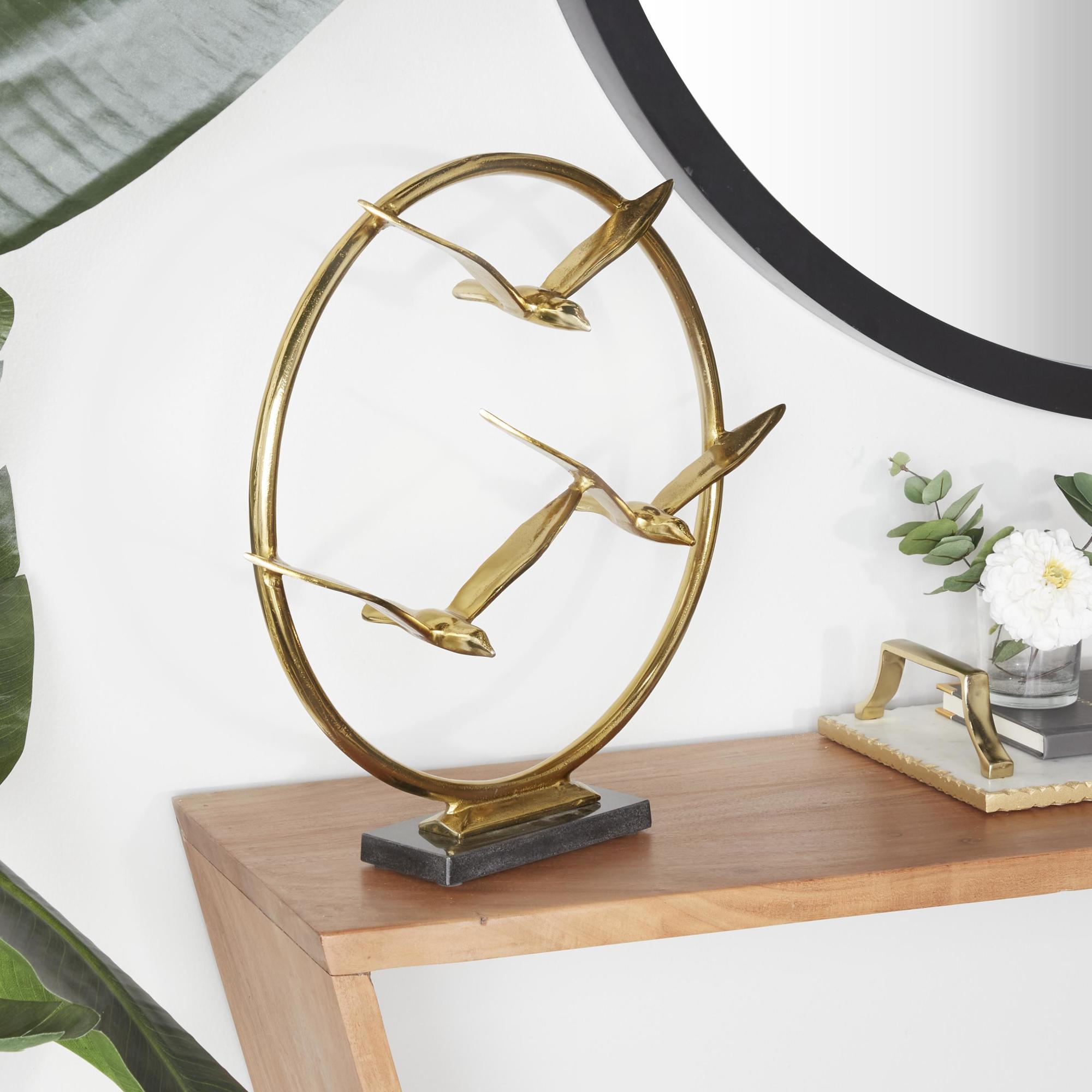 Bird Aluminum Metal Decorative Sculpture