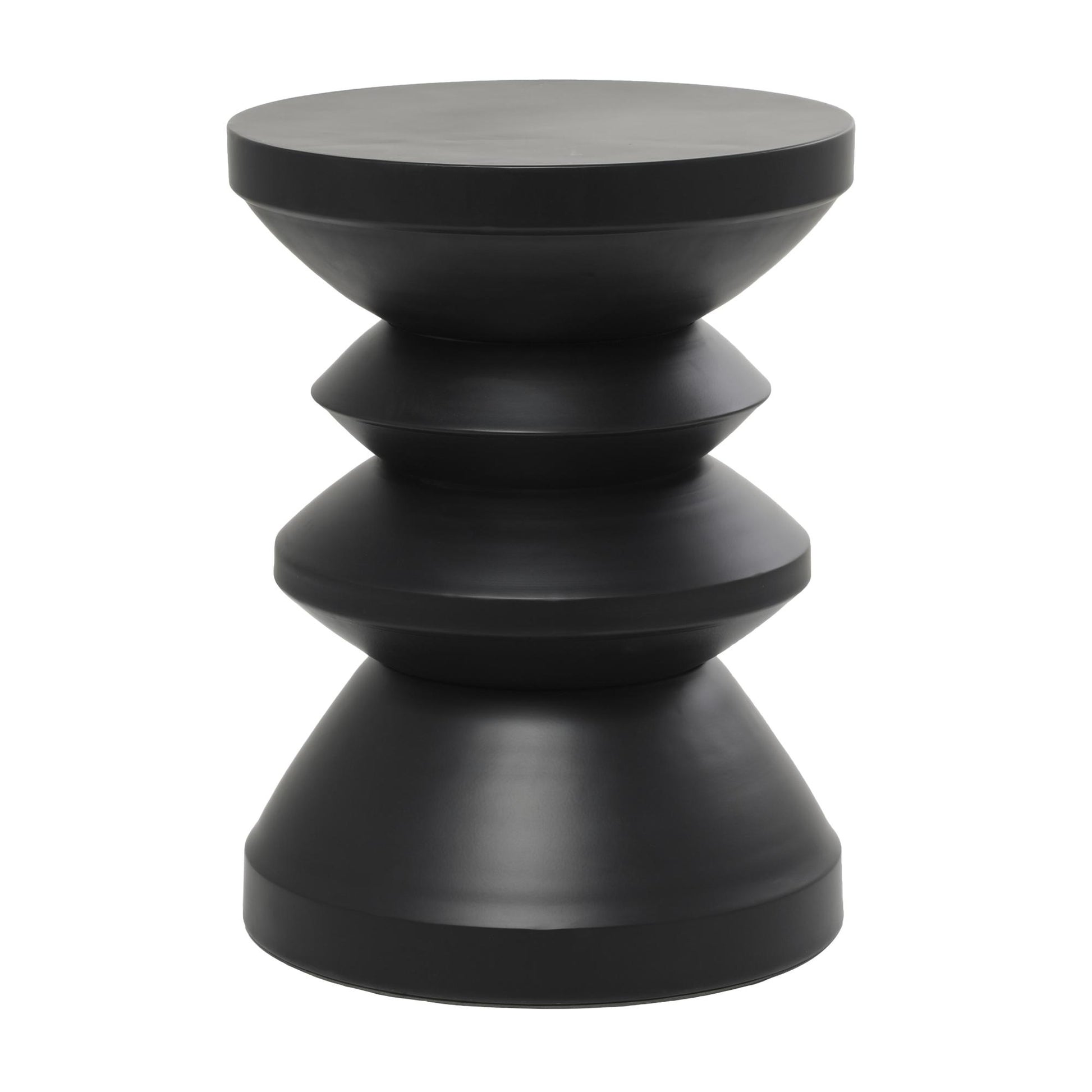 Geometric Metal Art Deco Inspired Side End Accent Table