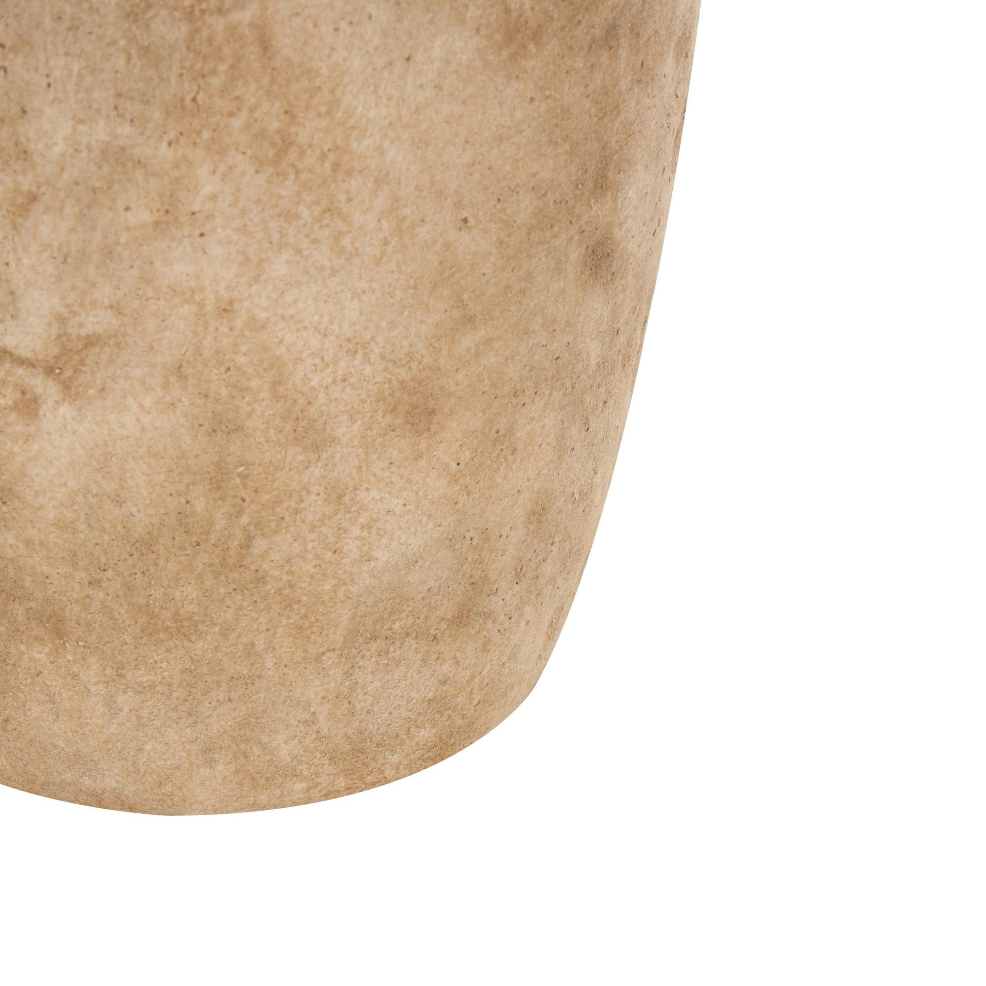 Ceramic Antique Style Textured Decorative Vase with Handles