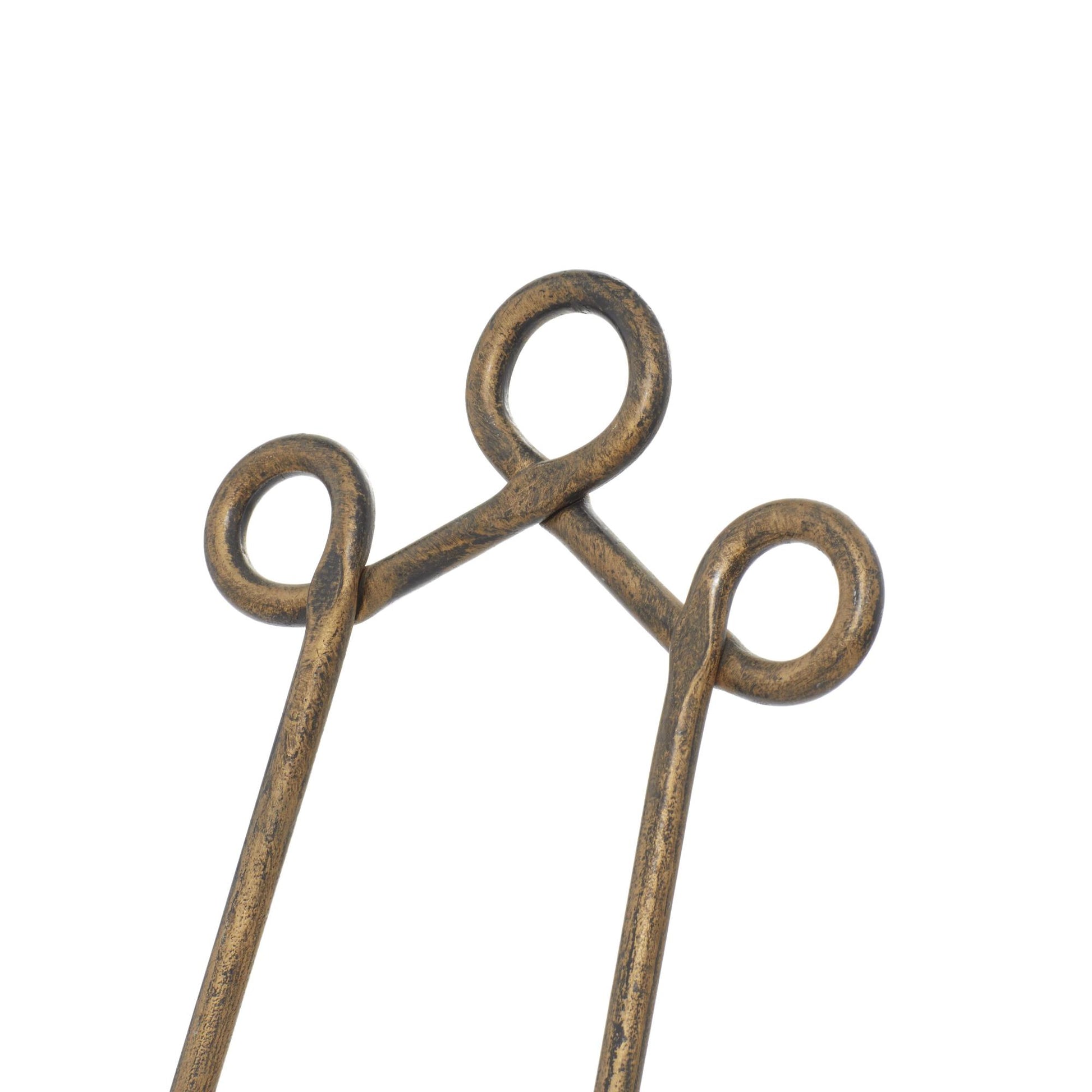 Metal Scroll Display Easel 7" x 10" x 19"