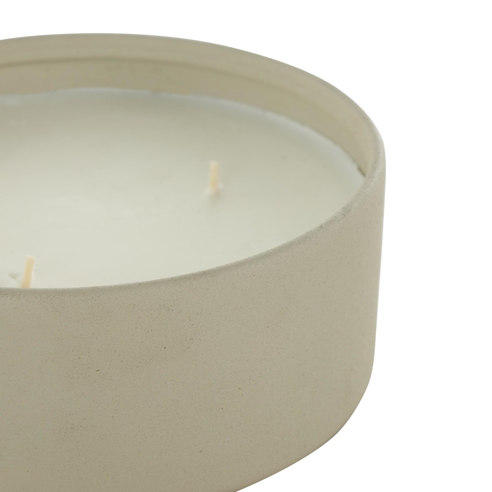 Metal Tangerine Splash Scented Textured 22oz 3 Wick Decorative Candle with White Wax