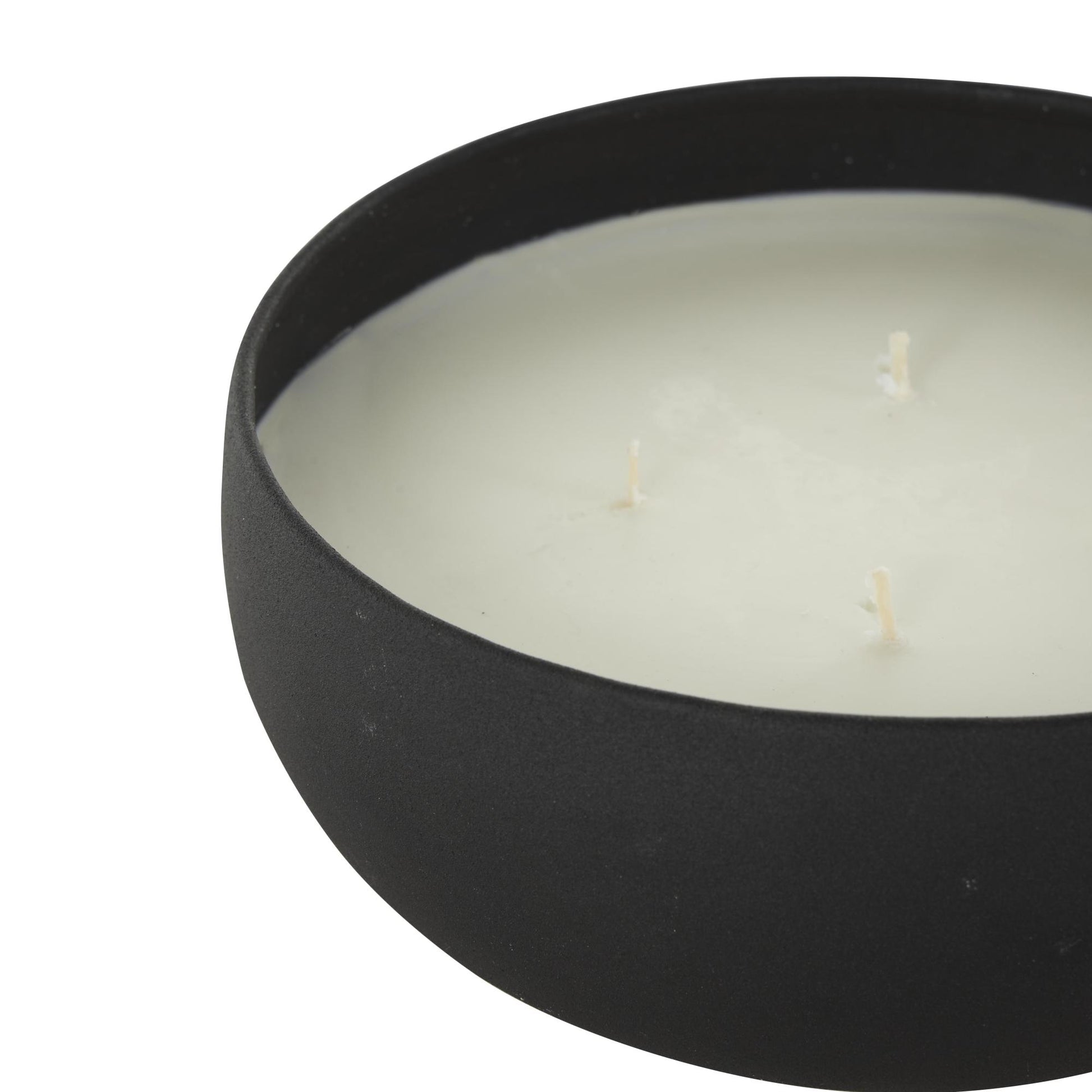Metal Tangerine Splash Scented Textured 34oz 4 Wick Decorative Candle with White Wax